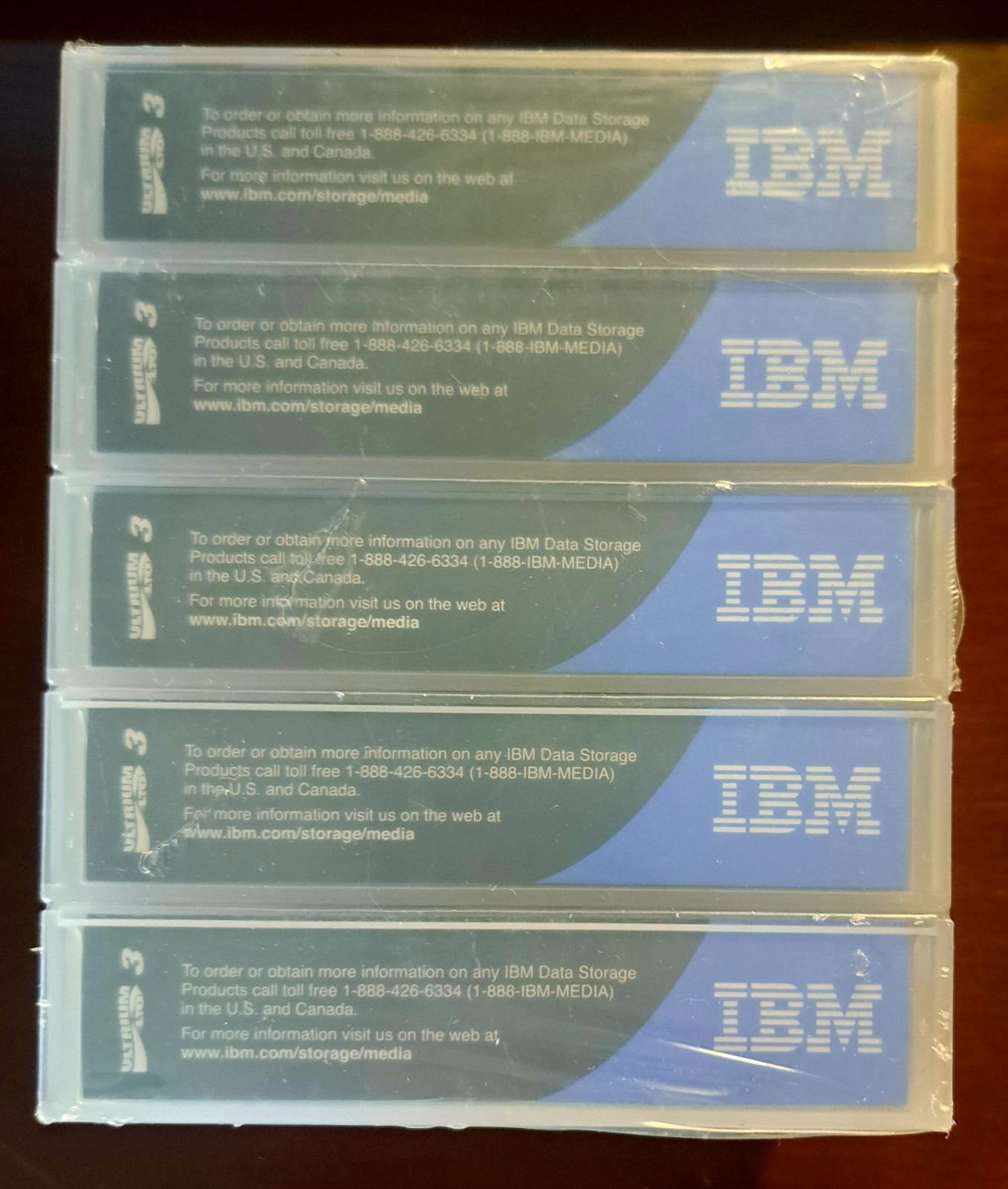 IBM TOTAL STORAGE LTO ULTRIUM  3, 4OO GB DATA CARTRIDGE 400GB (5Pack)