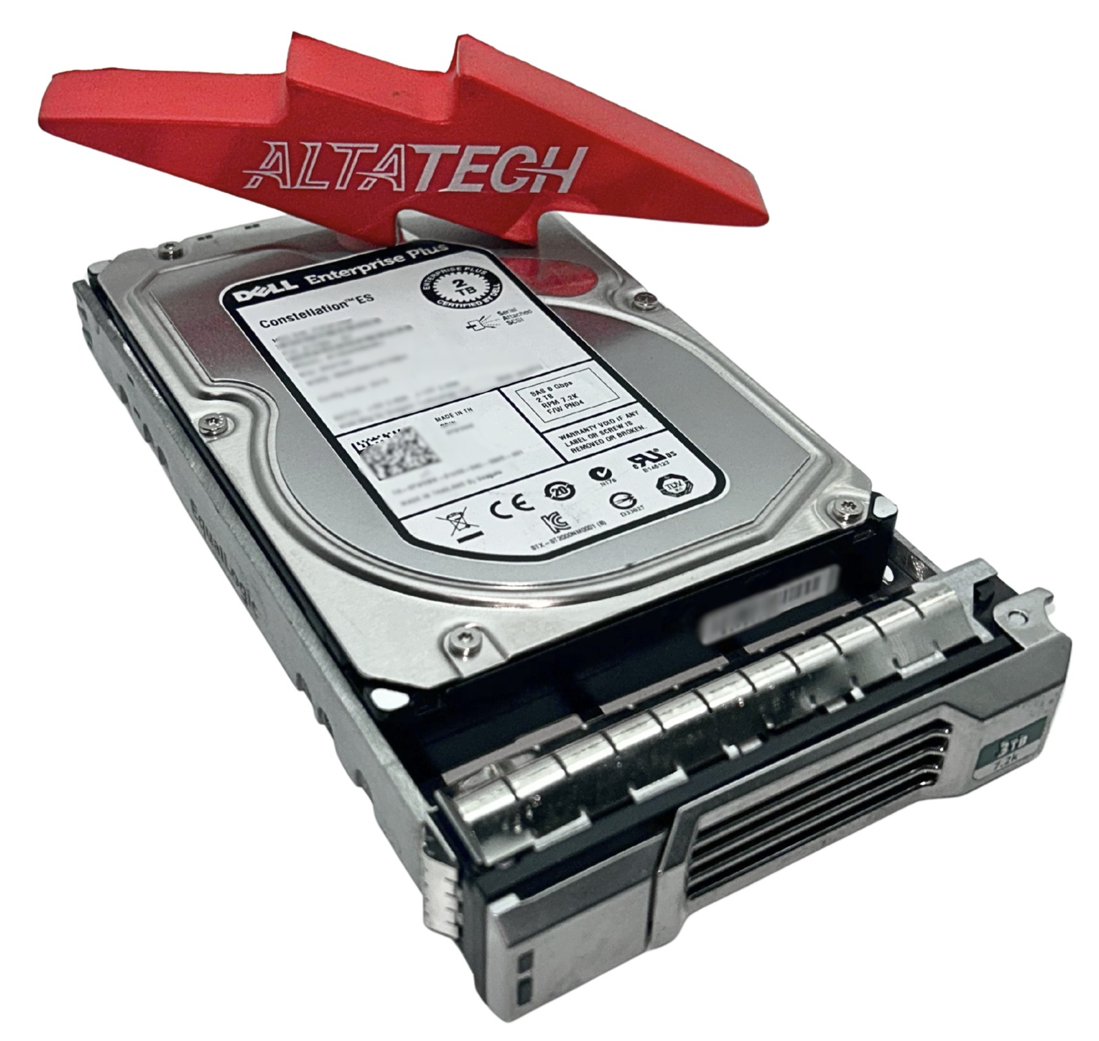 Dell 7WV9W EqualLogic 2TB 7.2K SAS 3.5" 6G 9YZ268-157 HDD Hard Disk Drive