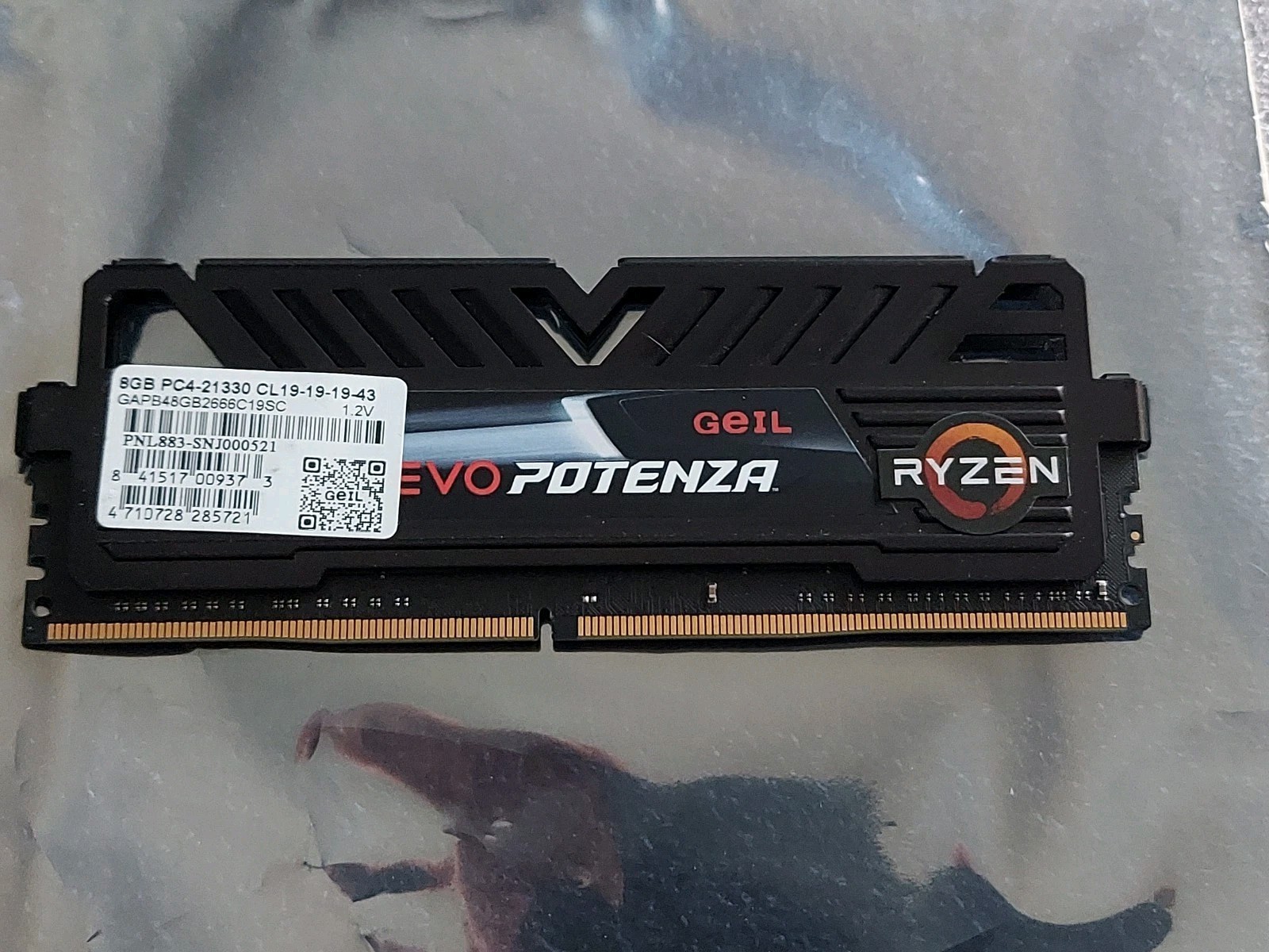 Tested GOOD Geil Evo Potenza 8GB DDR4 2666 Gaming AMD PC RAM DIMM Memory