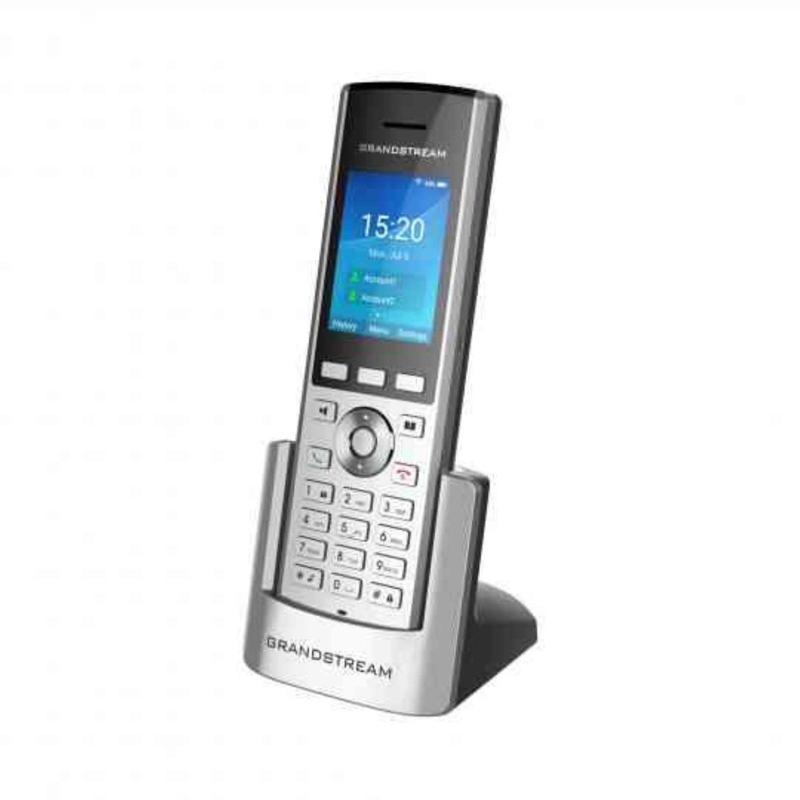 Grandstream WP820 Portable Wi-Fi Phone Voip Phone and Device, Silver
