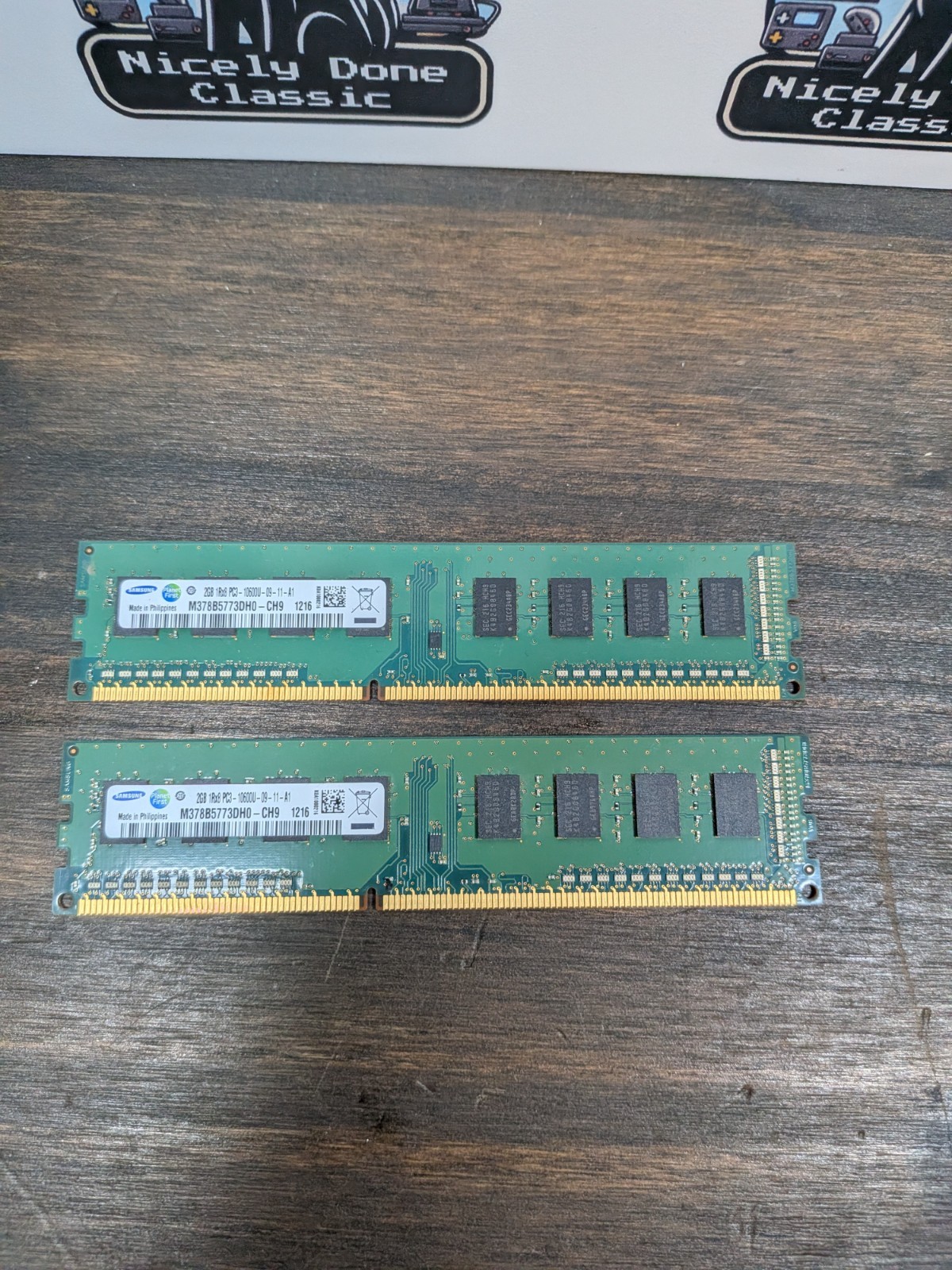 Samsung 2x2Gb=4Gb PC3-10600 1333Mhz DDR3 Desktop Memory RAM (4586)