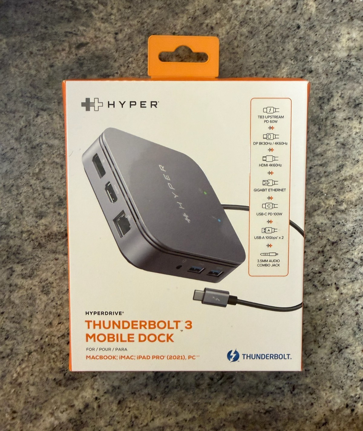 NEW HyperDrive thunderbolt 3 /USB-C mobile dock hub for MacBook/iMac/iPad Pro/PC