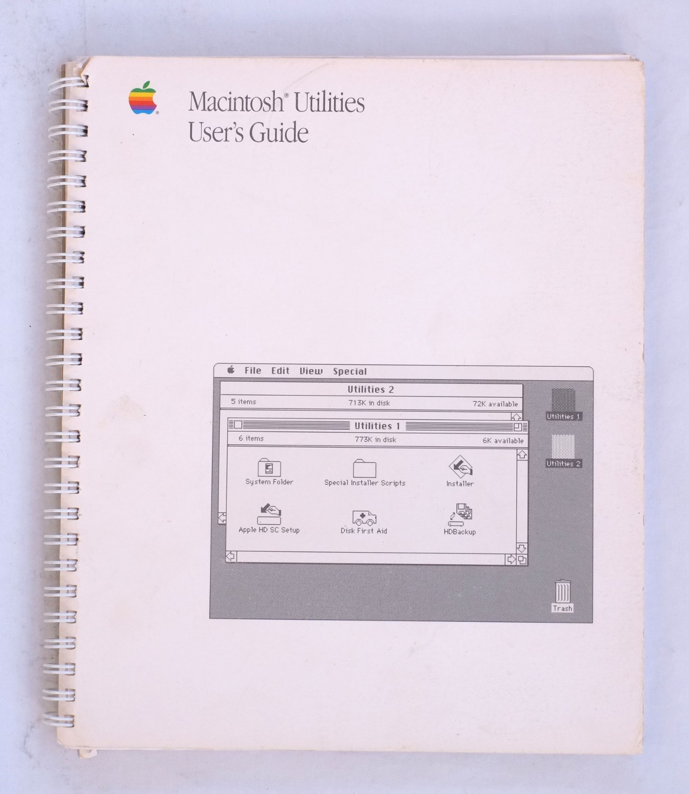 Apple Macintosh Utilities User's Guide Manual 1988 030-3283-A