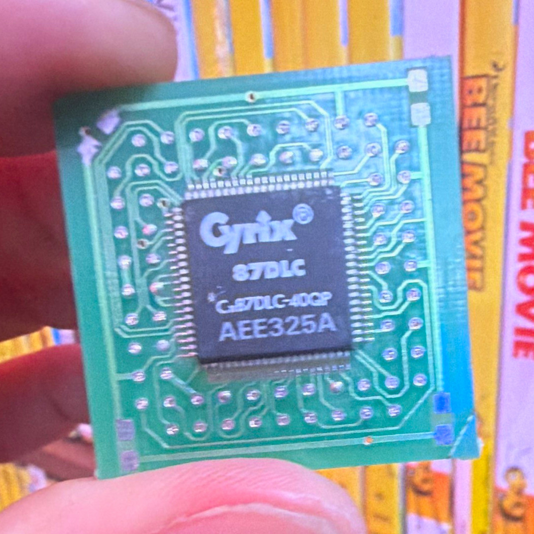 Cyrix 87DLC Cx87 40MHz 1-Core CPU 0KB L2/0KB L3 40MHz CPGA Cx87DLC-40CP