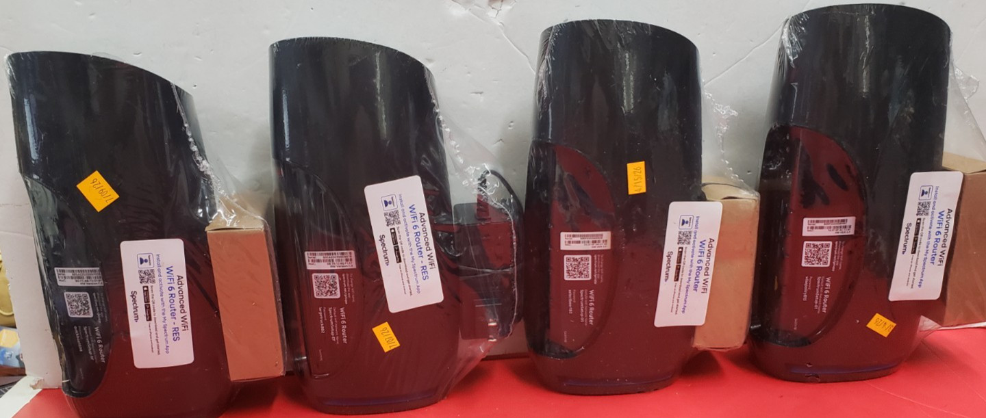 Lot of 4 Spectrum Advanced WIFI 6 Router new sealed