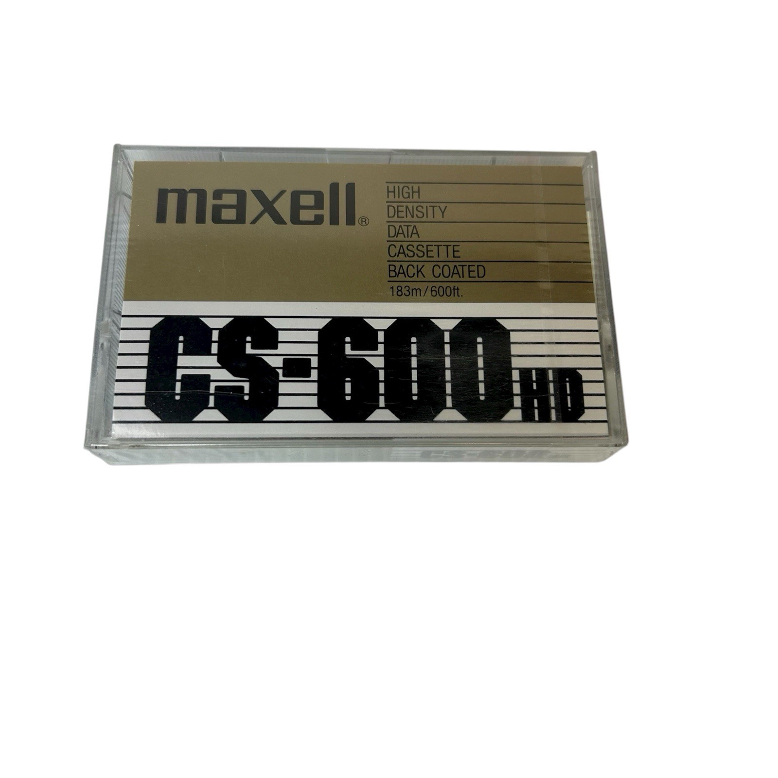 Maxell CS-600HD High Density Data Audio Cassette Tape New Unopened