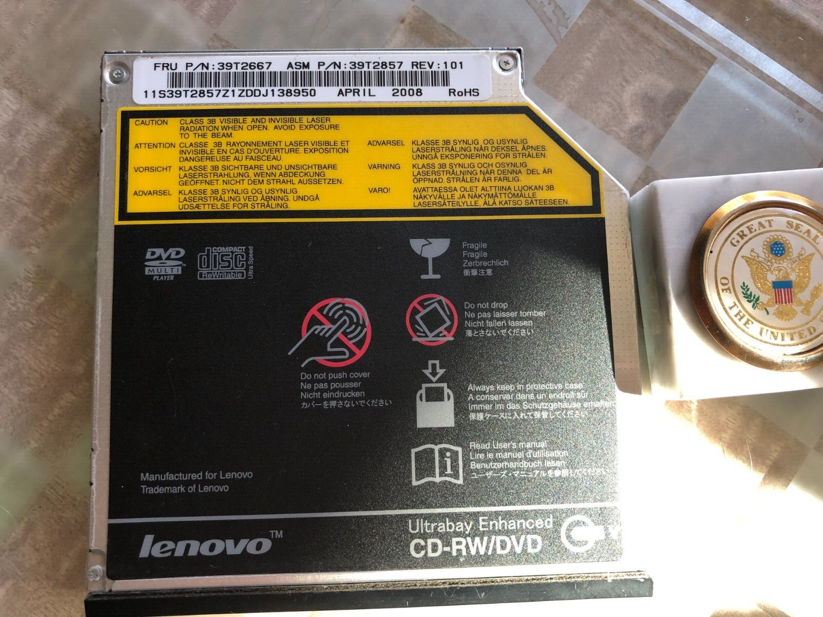 IBM X-Series x3650 x3850 x3950 Server CD-RW/DVD 39T2667 39M3562 UJDA780