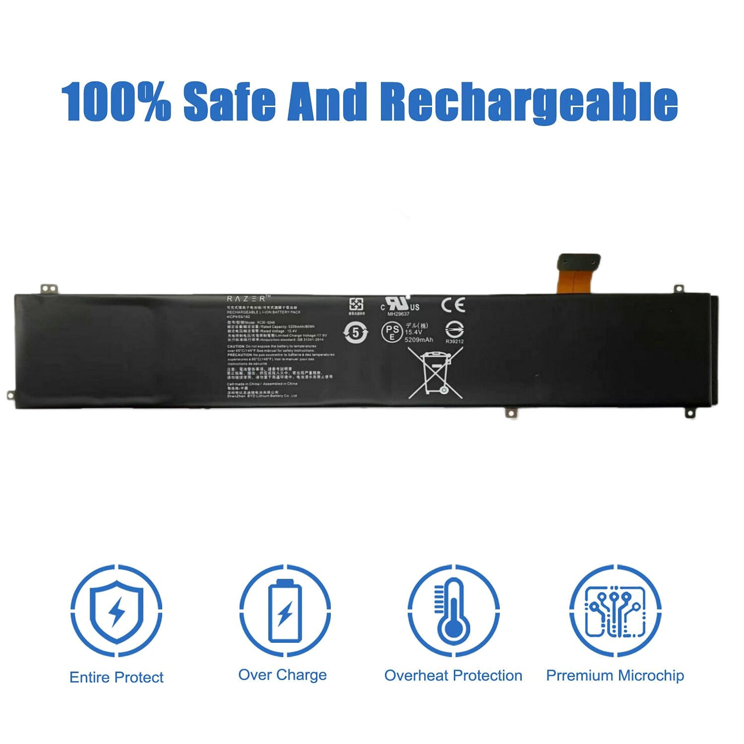New Genuine RC30-0248 battery for Razer Blade 15 Advanced 2019 2018 RTX 2060
