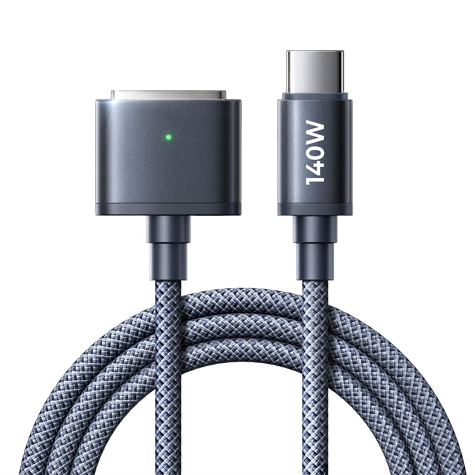 LISEN Macbook Magsafe Charger (6.6FT) for M5/M4/M3 MacBook 6.6FT, Midnight