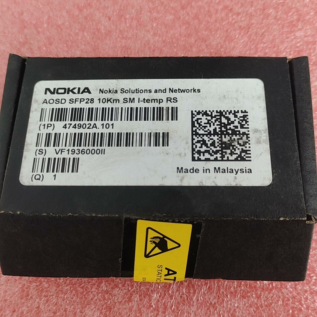 1pcs Nokia SFP28 25G 1310nm 10km SM AOSD 474902A.101 FTLF1436W4BTV-NN Module