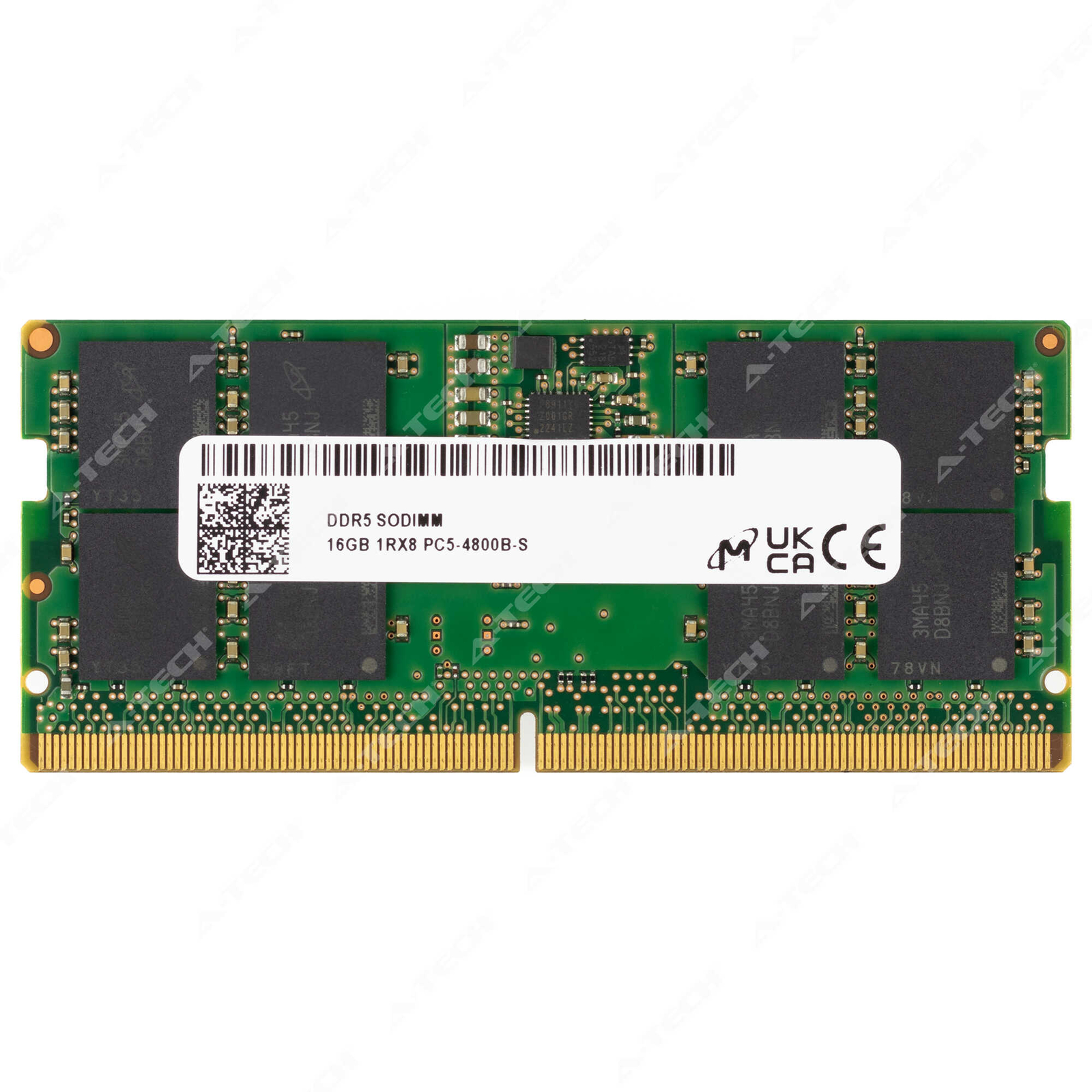 Micron 16GB DDR5-4800 SODIMM MTC8C1084S1SC48BA1 Laptop Memory RAM