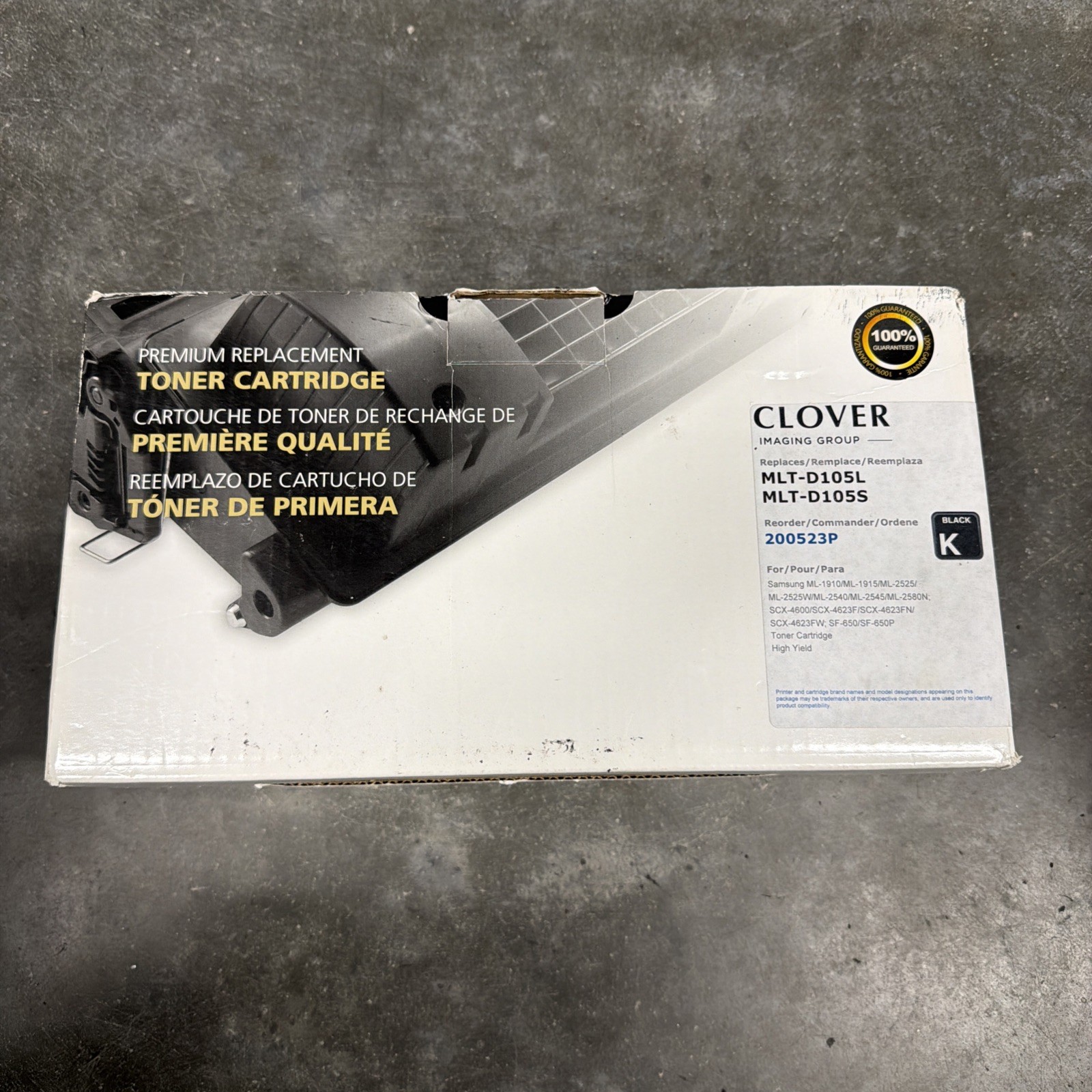 Clover Toner Cartridge 137 Black (9435B001) NEW/SEALED