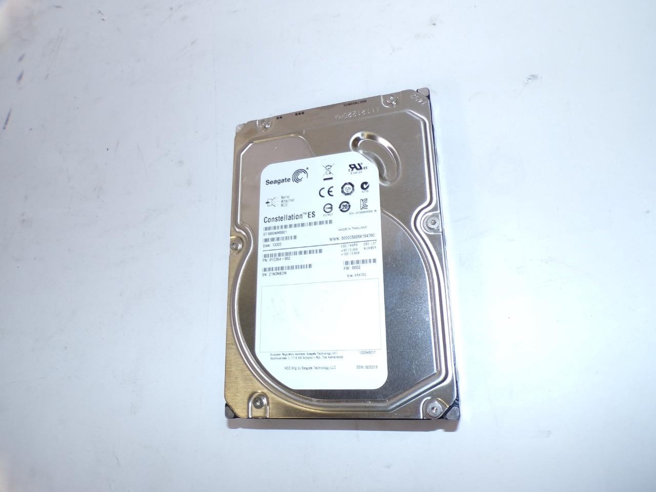 Seagate Constellation ES 1TB 3.5" SAS Hard Drive ST1000NM0001 PN 9YZ264-002 HDD