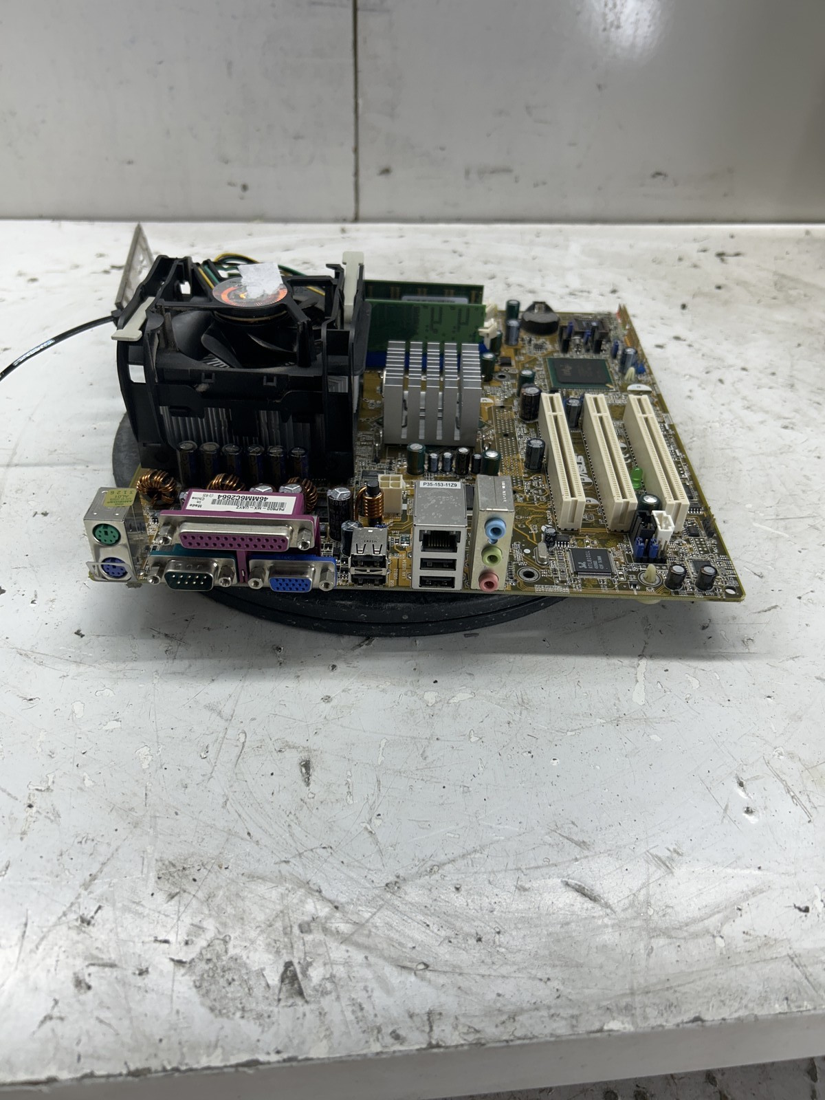 ASUS P4P800-MX Motherboard Bundle W/ Intel Pentium 4 2.80GHz 504MB