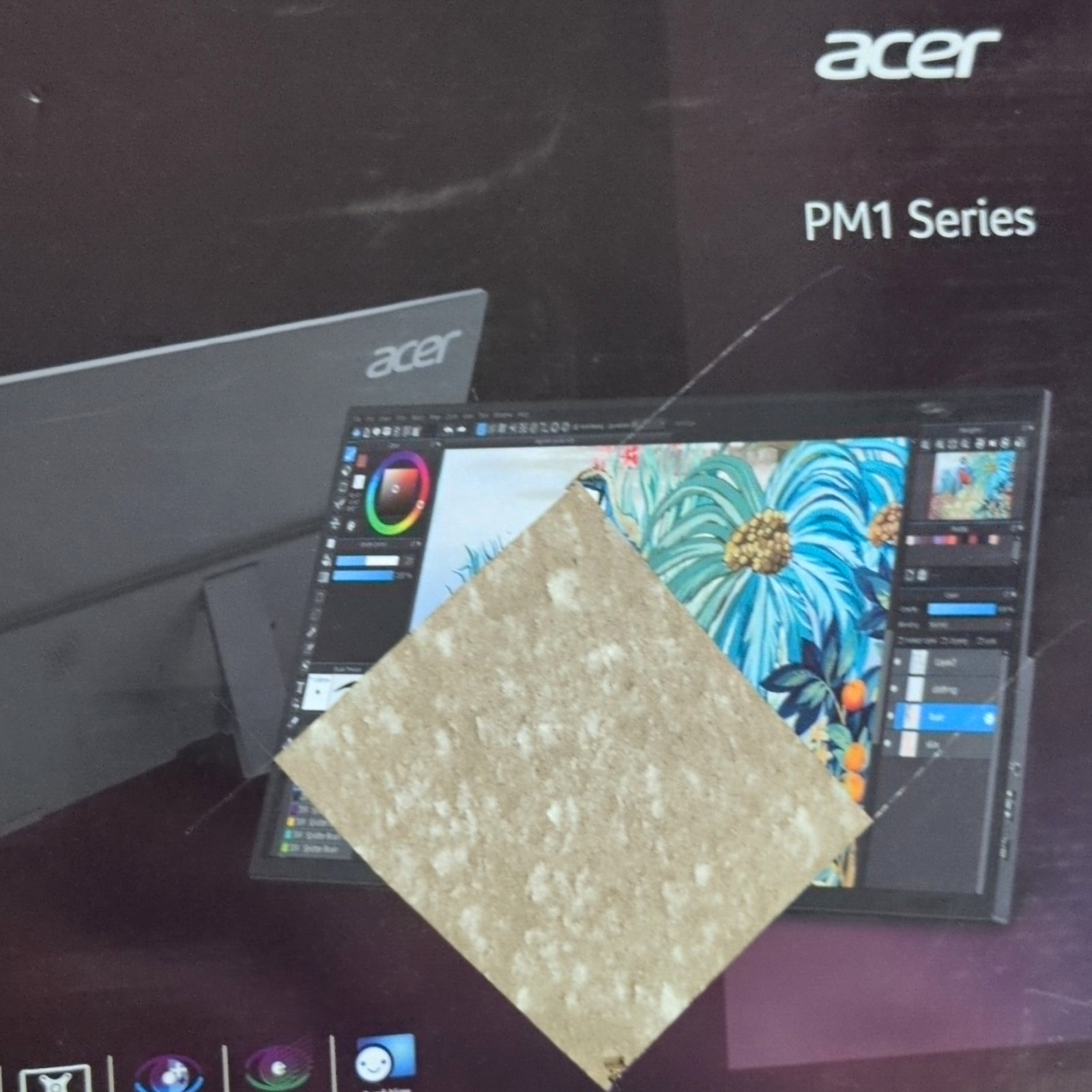 Acer PM1 Series PM161Q 15.6in FHD 1080P Portable Monitor 60Hz Case