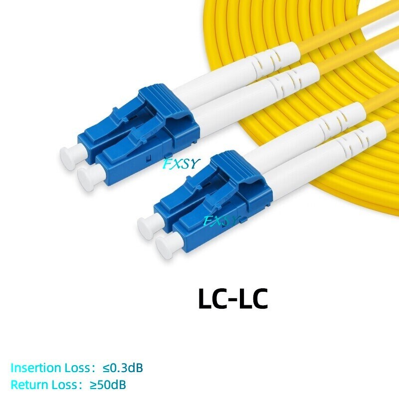 5Pcs 1-15m LC UPC to LC SC FC ST UPC SM OS2 LSZH Duplex Fiber Optical Patch Cord