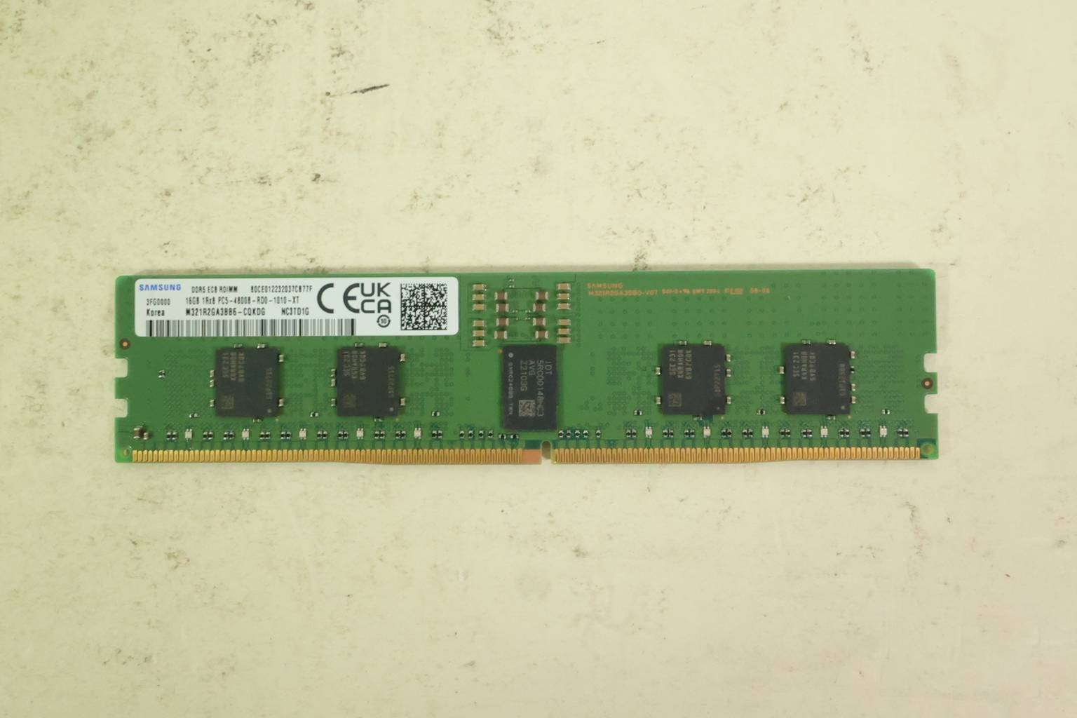 SAMSUNG 16GB DDR5 4800MHZ RDIMM MEMORY MODULE | M321R2GA3BB6-CQKDG