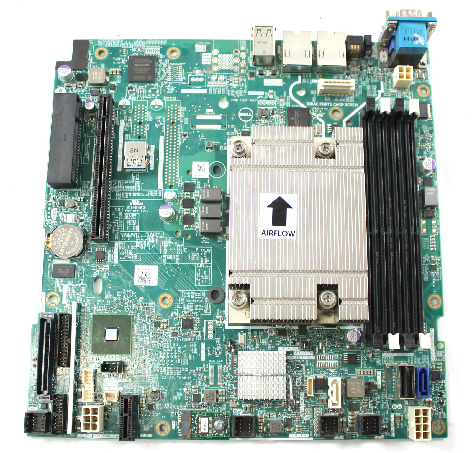 Dell Poweredge R330 DDR4 Motherboard Board F93J7 FF8V4 V8CV4 