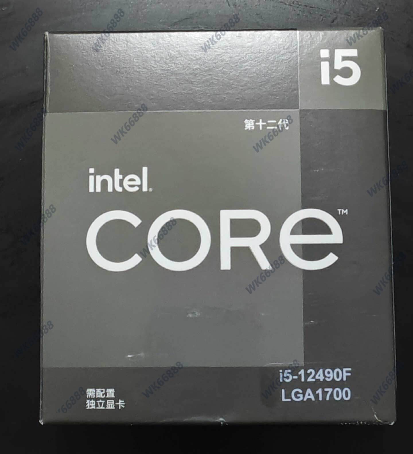 (new in box) Intel Core i5 12490F 6-core 3.0G Alder Lake LGA1700 CPU processor