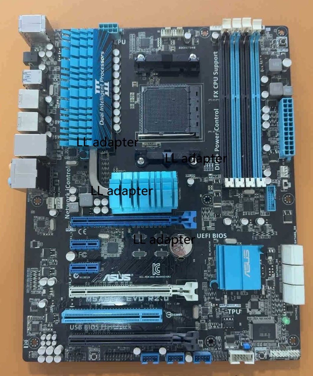 FOR ASUS M5A99X EVO R2.0 DDR3 AMD AM3 32GB ATX Motherboard