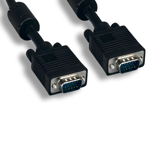 KNTK 3' SVGA Video Cable 28AWG HD15 15Pin for TV PC Monitor Display Projector