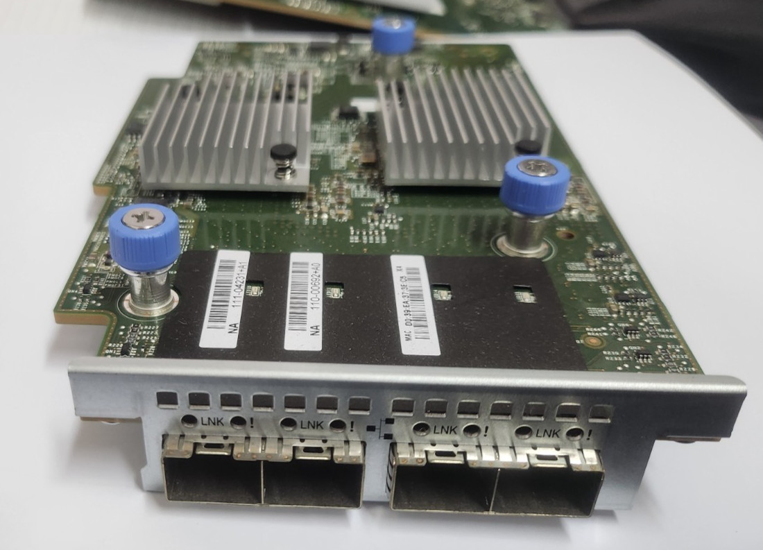 NETAPP 111-04231 X1161A AFF-A400 FAS8300 FAS8700 25Gbps 4X SFP MEZZANINE Card