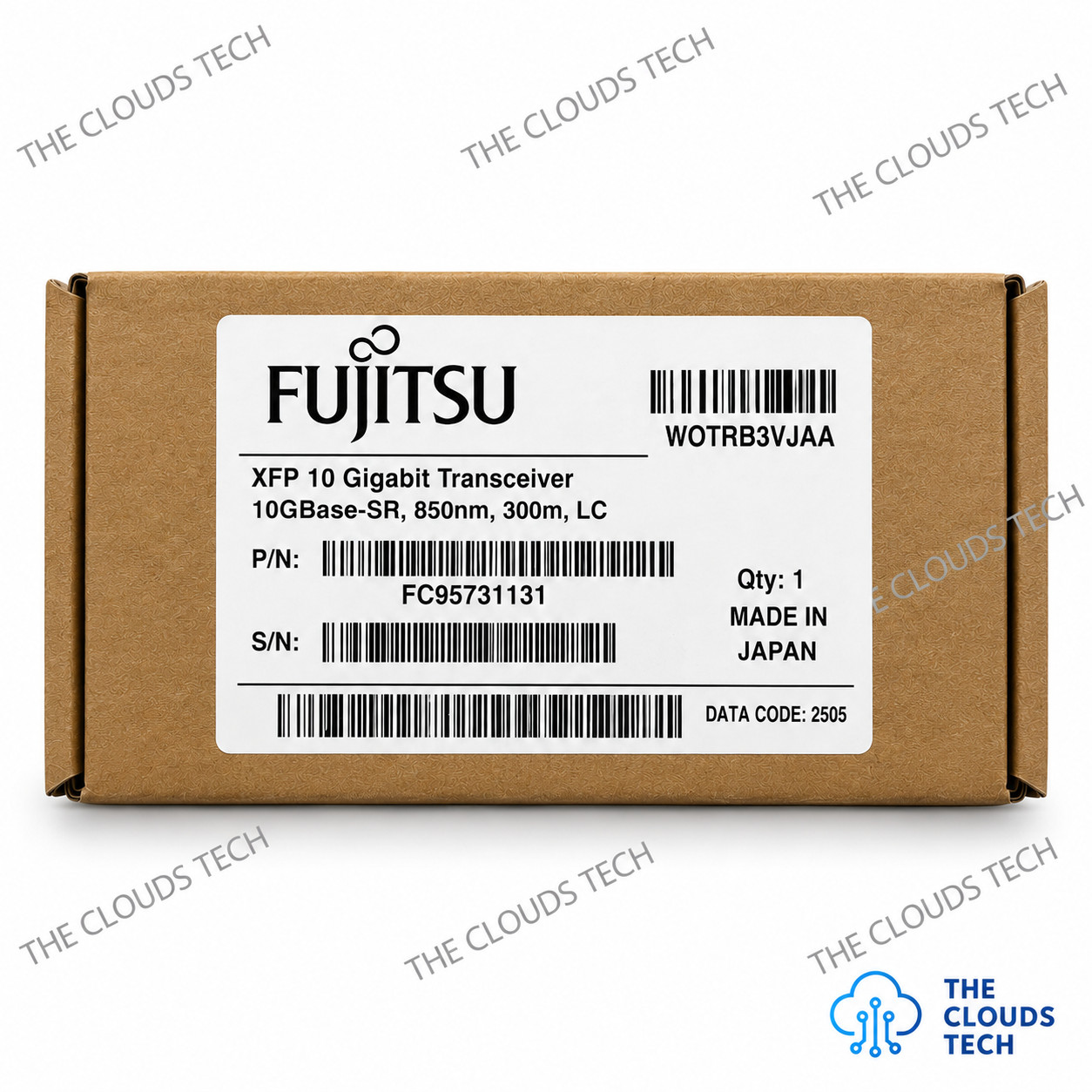 Factory Sealed Fujitsu FC95731131 10G SFP+ SR Optical Transceiver – 300m MMF -
