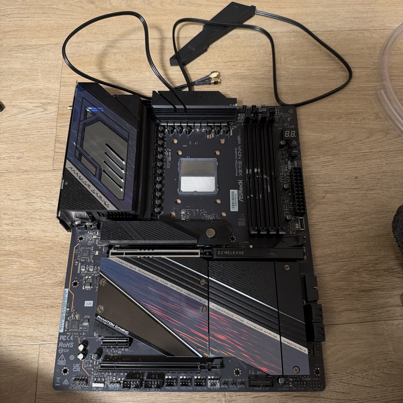 ASROCK Phantom Gaming X870E NOVA WIFI ATX Motherboard AM5 AMD