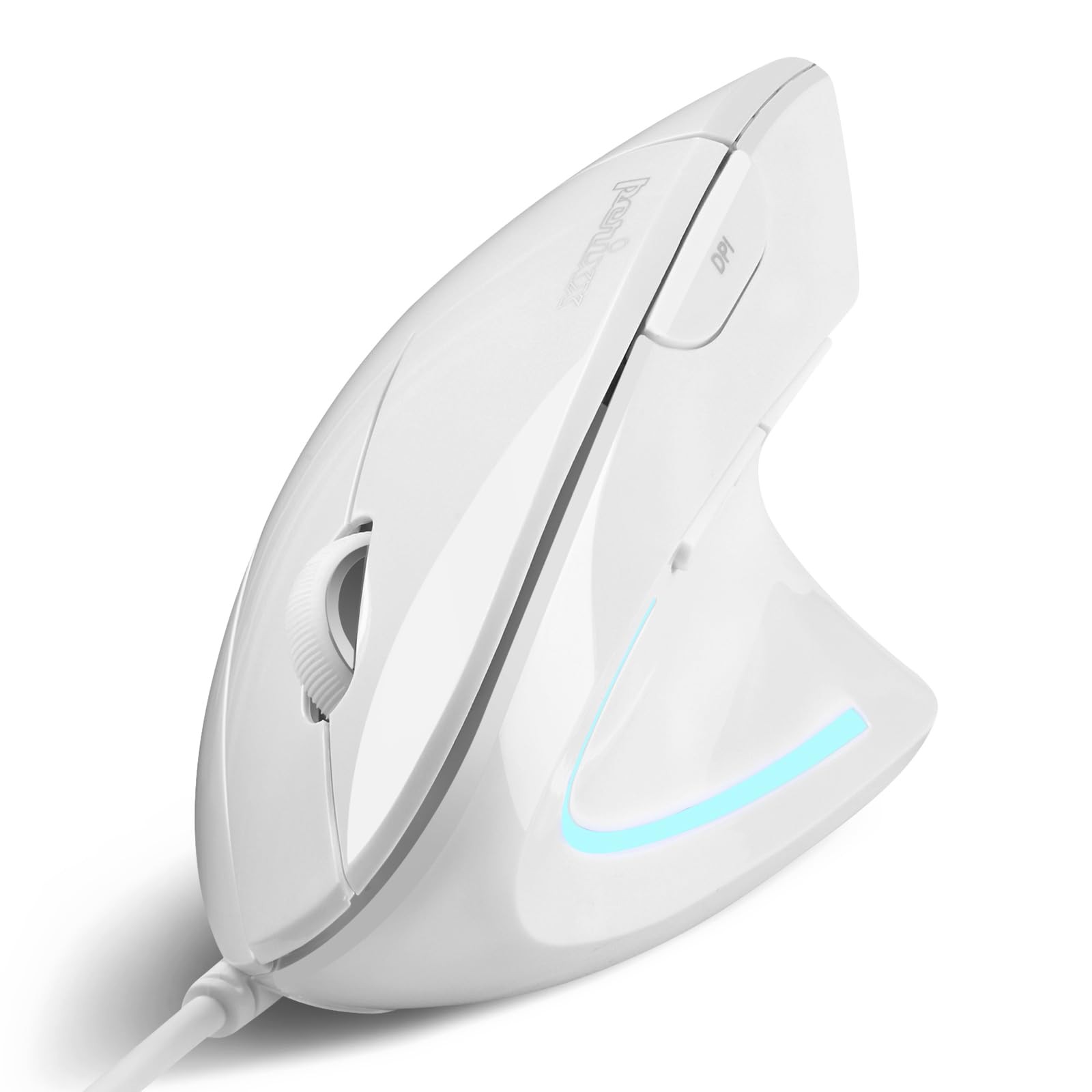 Perixx PERIMICE-513W Wired Ergonomic USB Mouse - 6 Buttons with 1000/1600 DPI...