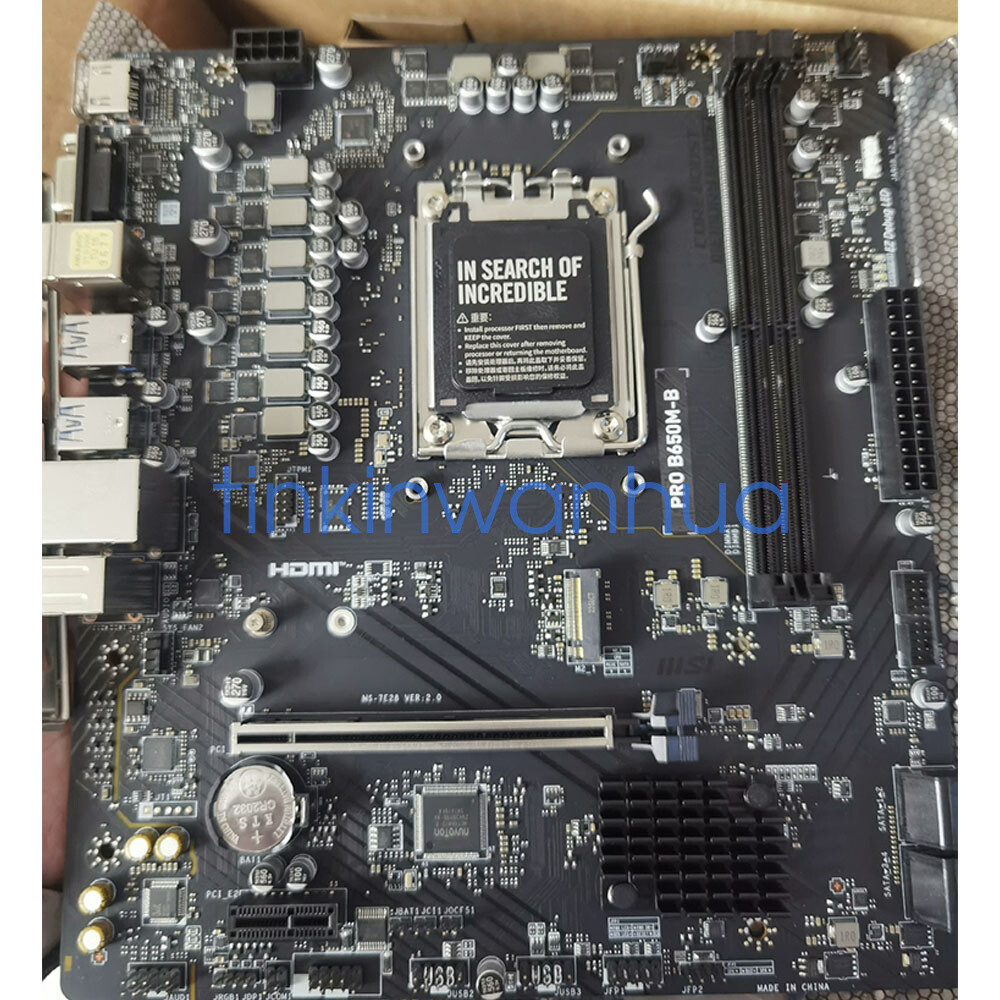 For MSI PRO B650M-B Motherboard Socket AM5 DDR5 +DisplayPort ATX