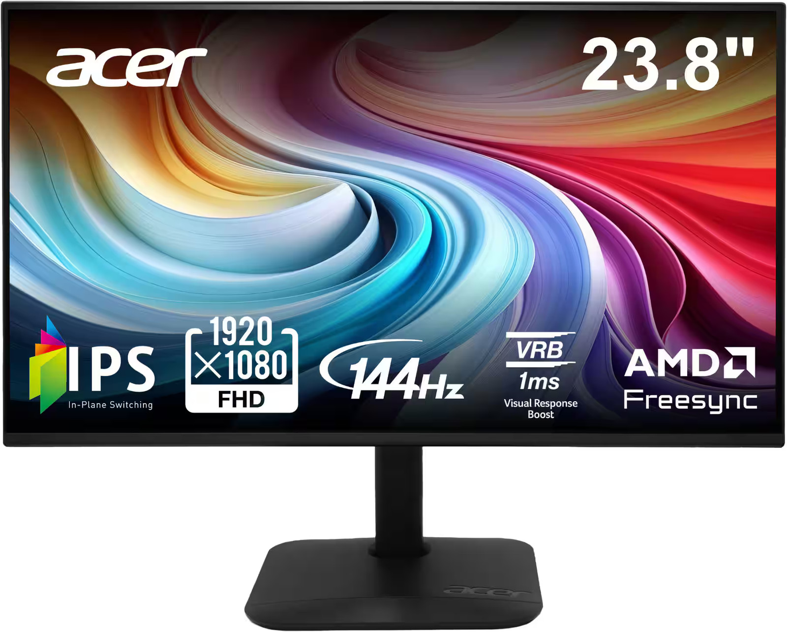 Acer - 23.8IPS Full HD AMD FreeSync Monitor - Up to 144Hz, 1ms (HDMI, VGA) ...