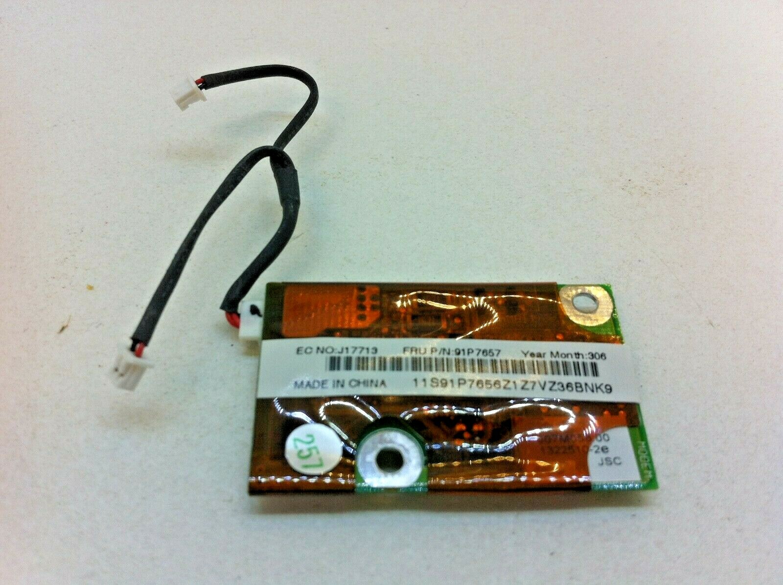 OEM IBM ThinkPad R40 Laptop Modem Card Original Cables 91P7657 0222-02-1118 136