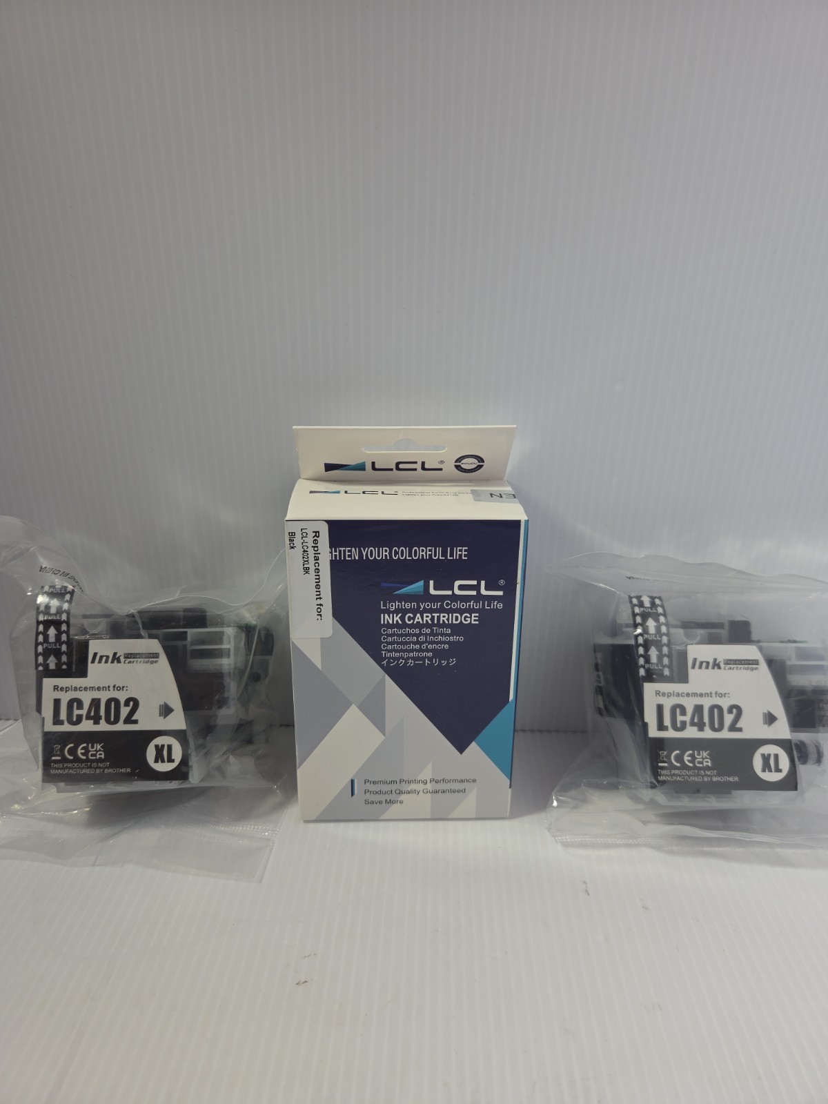 LC402 LC402XL 3 PK Black High Yield Ink Cartridge Replacement Brother LC402BK