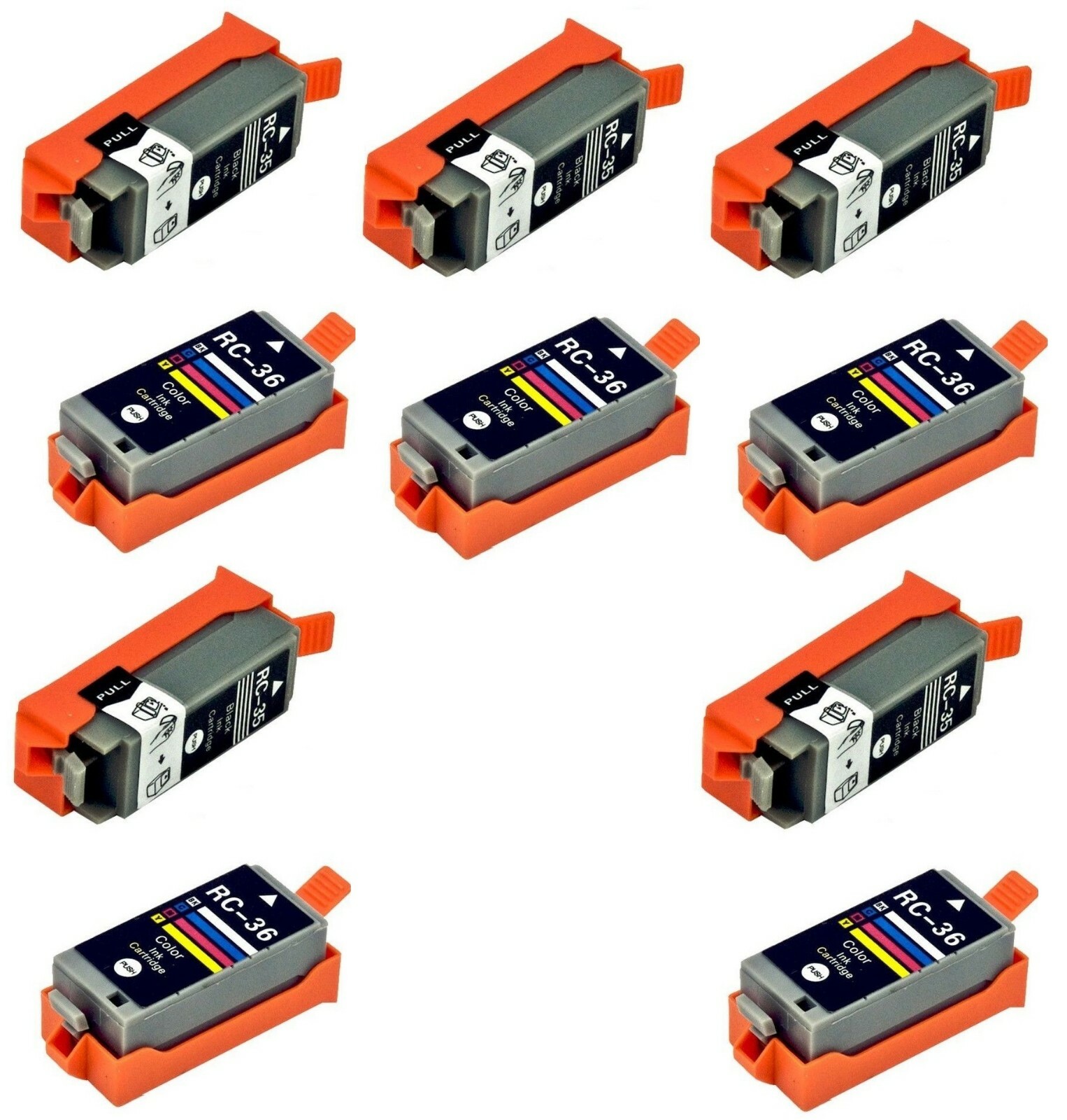 10-Pk/Pack ink cartridges CLI-36 PGI-35 for Canon Pixma ip100 1509B002 1511B002