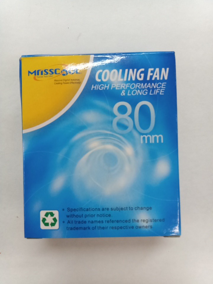 Masscool 80mm Cooling Fan New