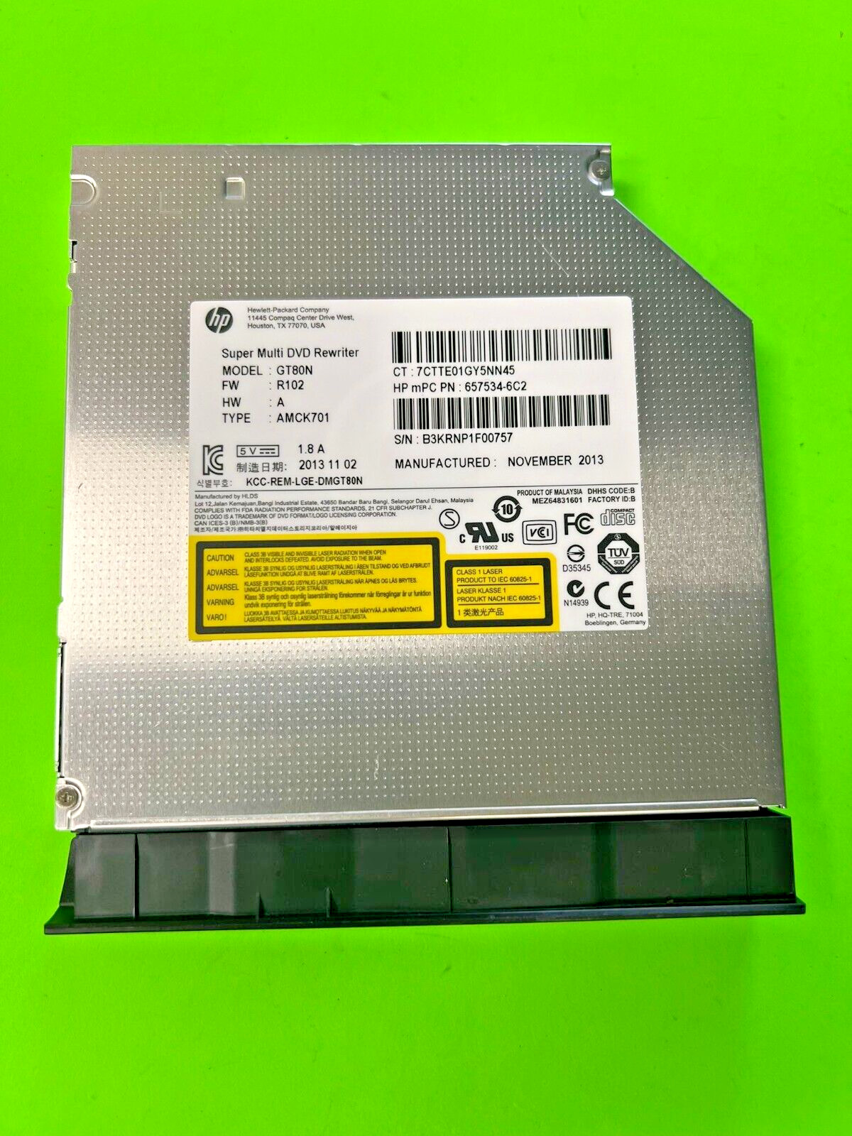 GT80N HP GT50N SN-208 GTA0N UJ8E1 DS-8A9SH SATA Multi-DVD writer