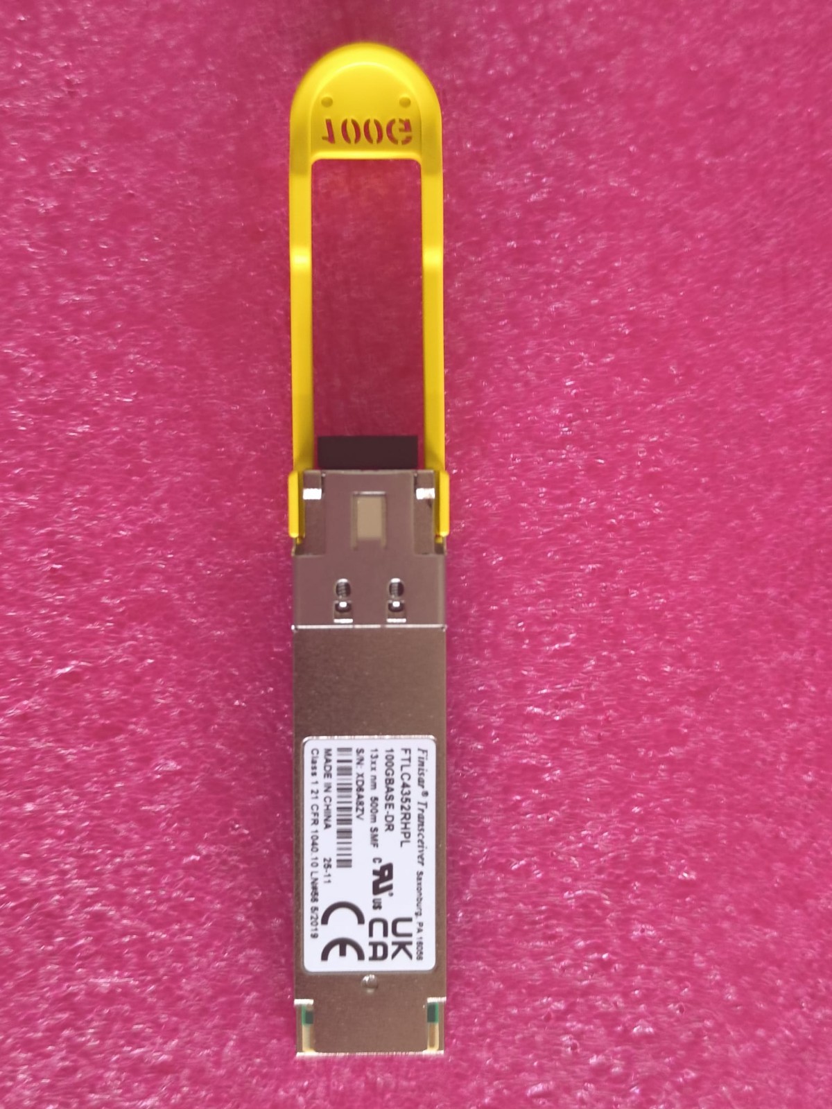 Finisar 100G QSFP28 BASE-DR LC SMF 500m Transceiver