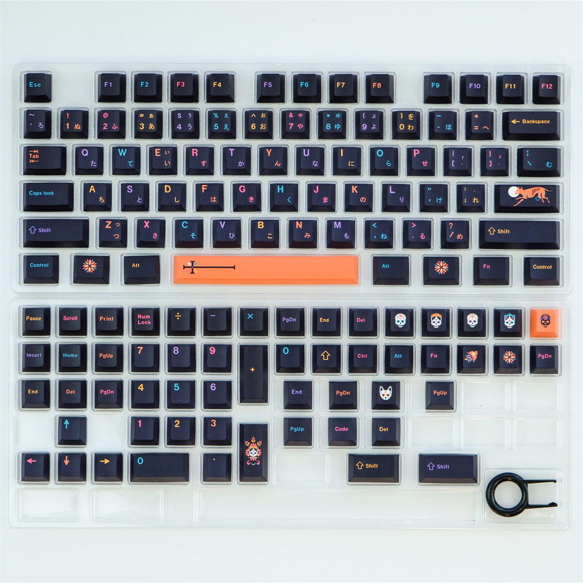 GMK Copy Mictlán Style Keycap Cherry Profile PBT 129pcs/Set for Cherry MX