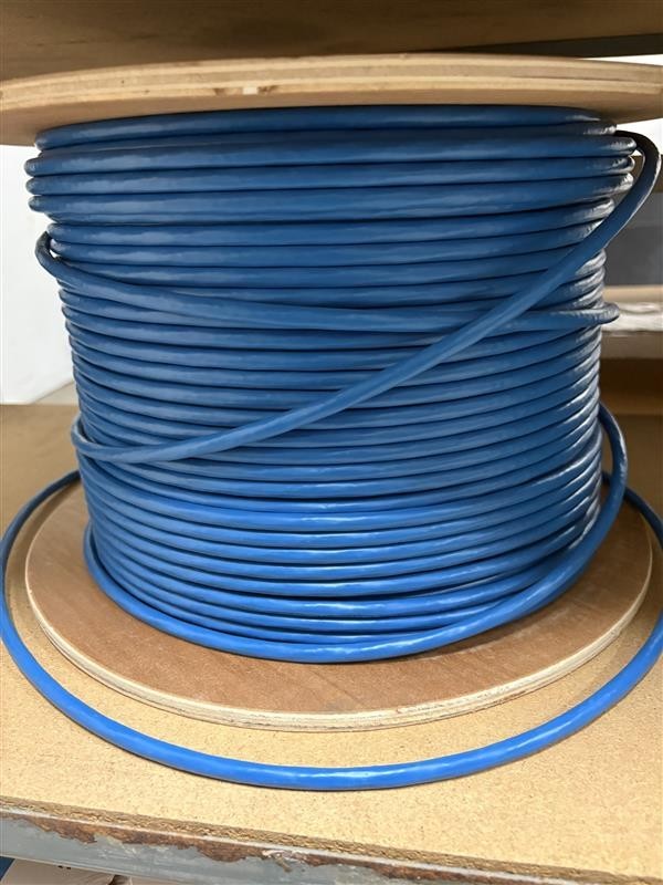 Blue CAT6A 10G 23AWG 850ft UTP Bulk Ethernet Cable