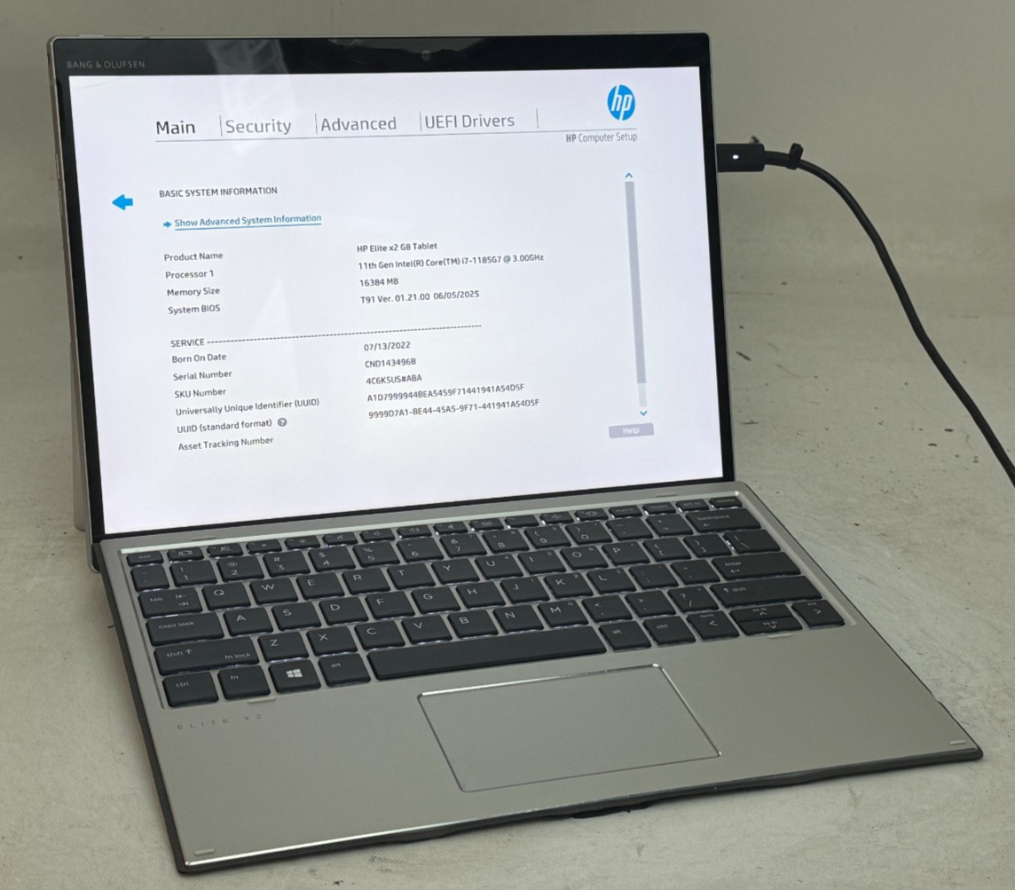 HP Elite x2 G8 2in1 13" (i7-1185G7 3.0GHz - 16GB RAM - 256GB SSD - Win11Home)