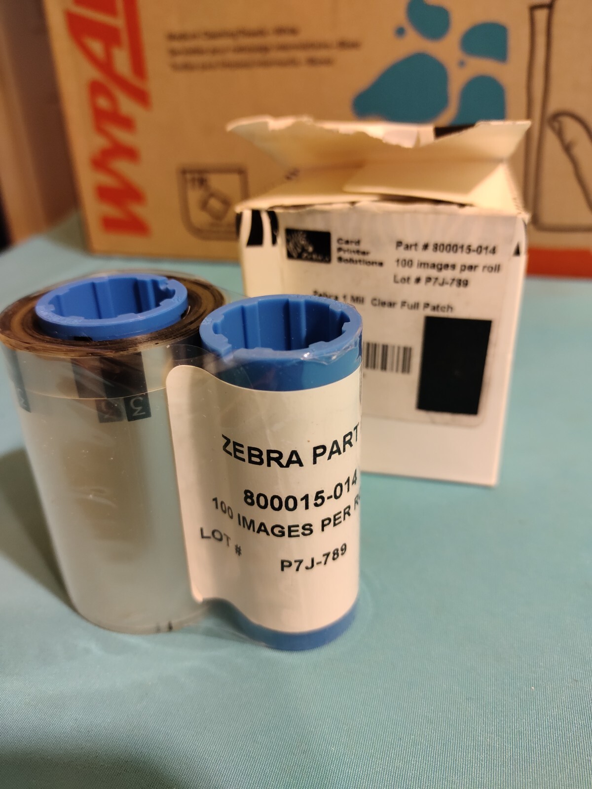 New Zebra 800015-014 1MIL, CLEAR 100 images 
