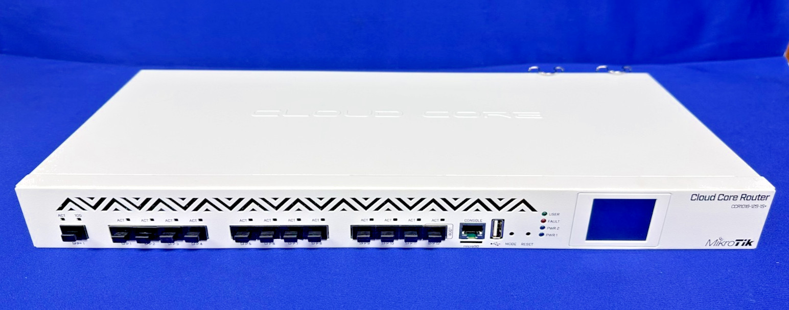 MikroTik CCR1016-12S-1S+ Cloud Core Router 12x SFP 1x 10G SFP+ NEW