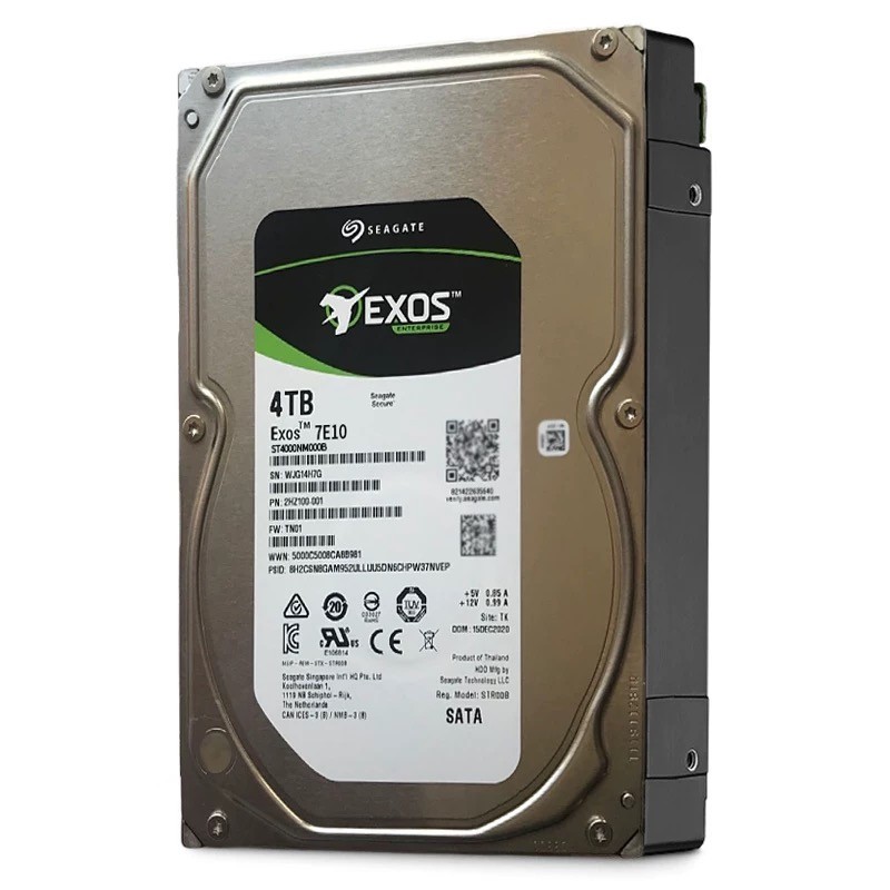 FOR Seagate Exos 7E10 ST4000NM000B 4TB SATA 3.5" 7200RPM 256MB 6Gb Hard Drive
