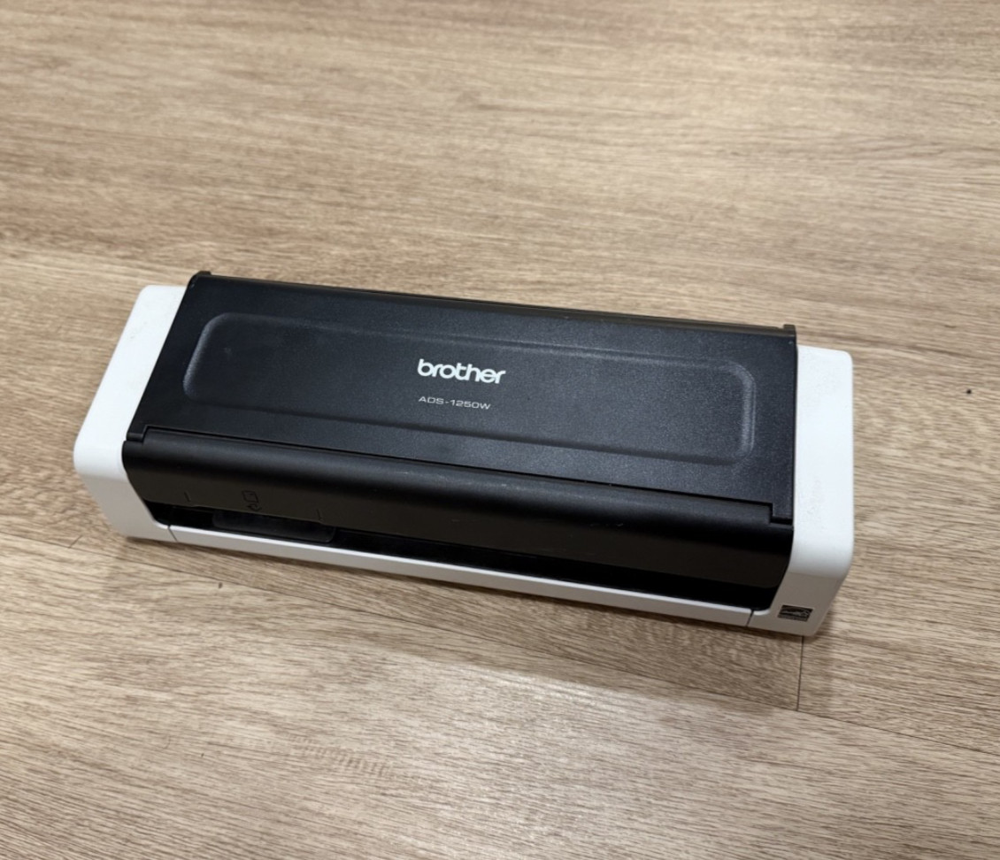 Brother ADS-1250W Compact Desktop Duplex Color Scanner w/ Cable + Power Adapter
