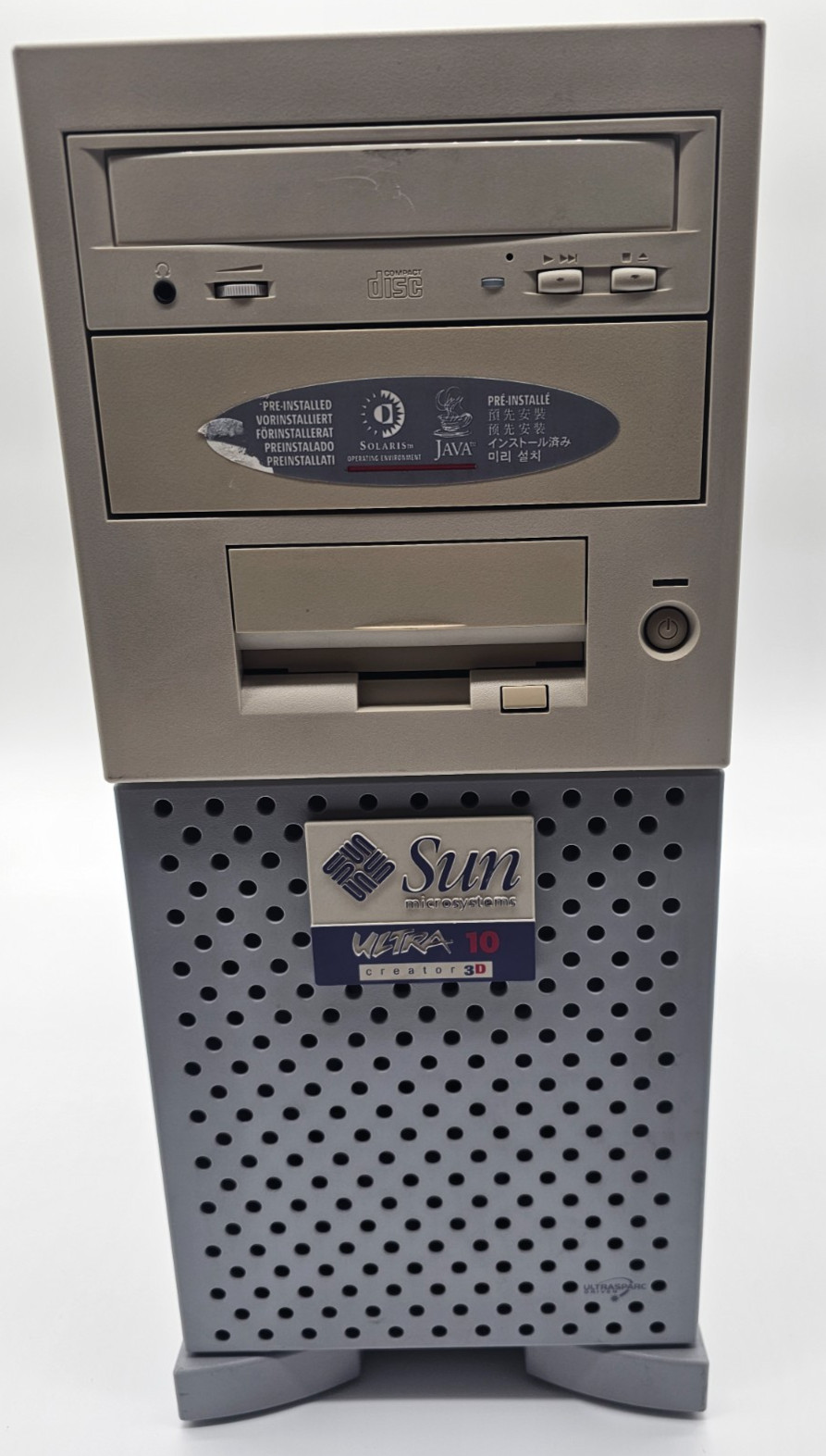 SUN Microsystems Ultra 10   512 MB Ram  UltraSPARC-IIi  440MHz  CPU 40GB IDE HDD