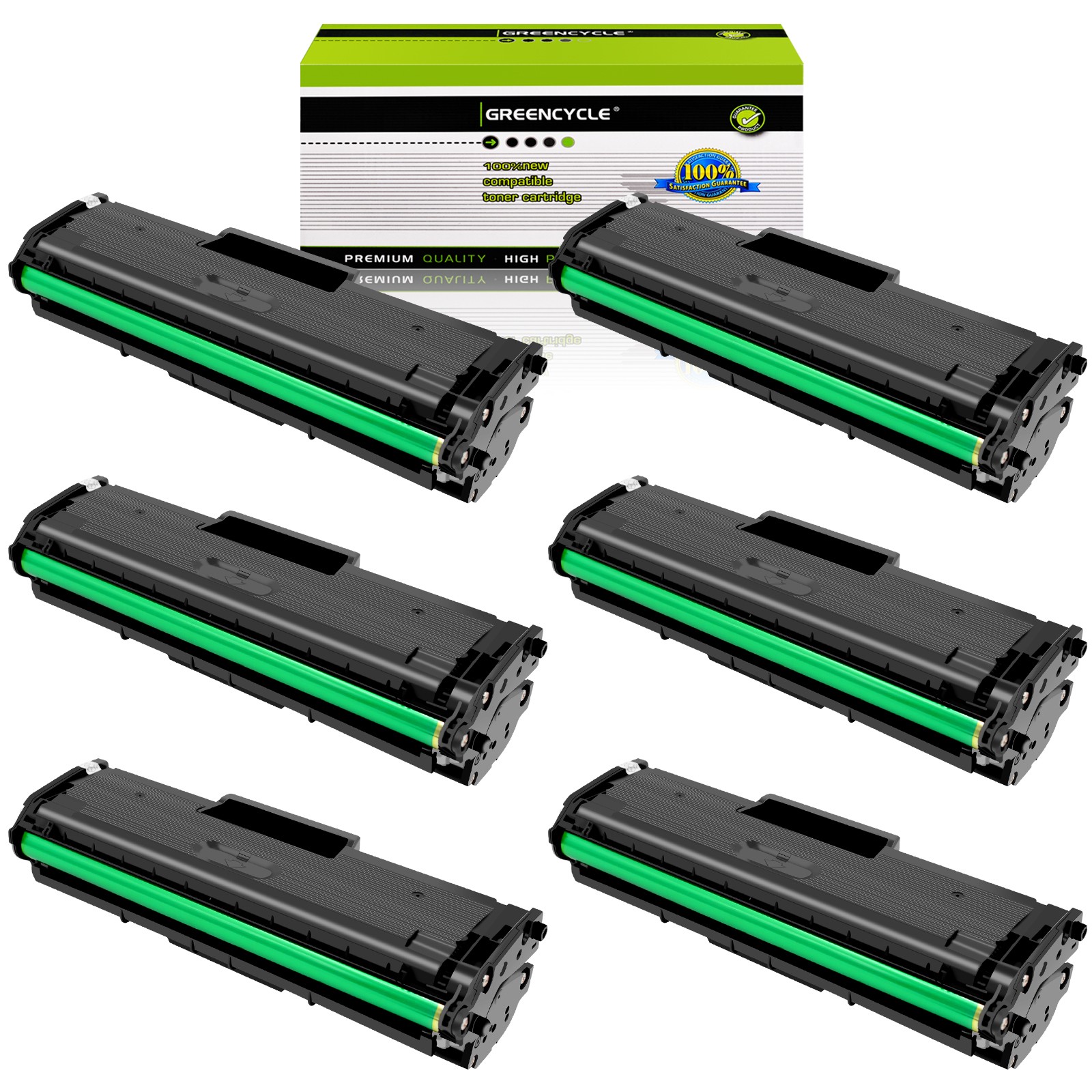 6PK BLACK MLT-D111S 111S Toner fit for Samsung Xpress M2021W M2022 M2070F M2071W