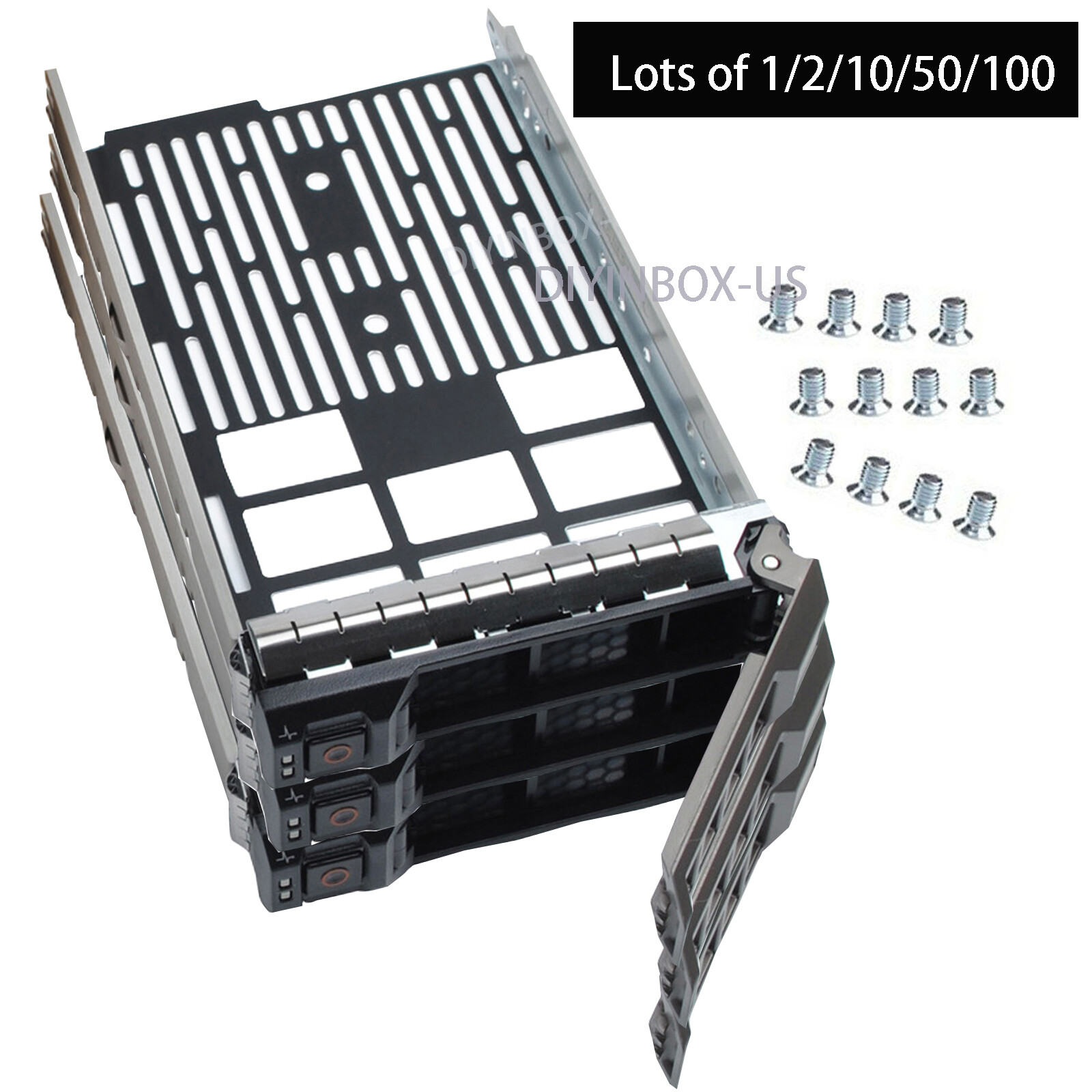 Lot 3.5'' HDD Tray For Dell R310, R410,R710, R730, R730XD,T630,KG1CH,F238F,G302D