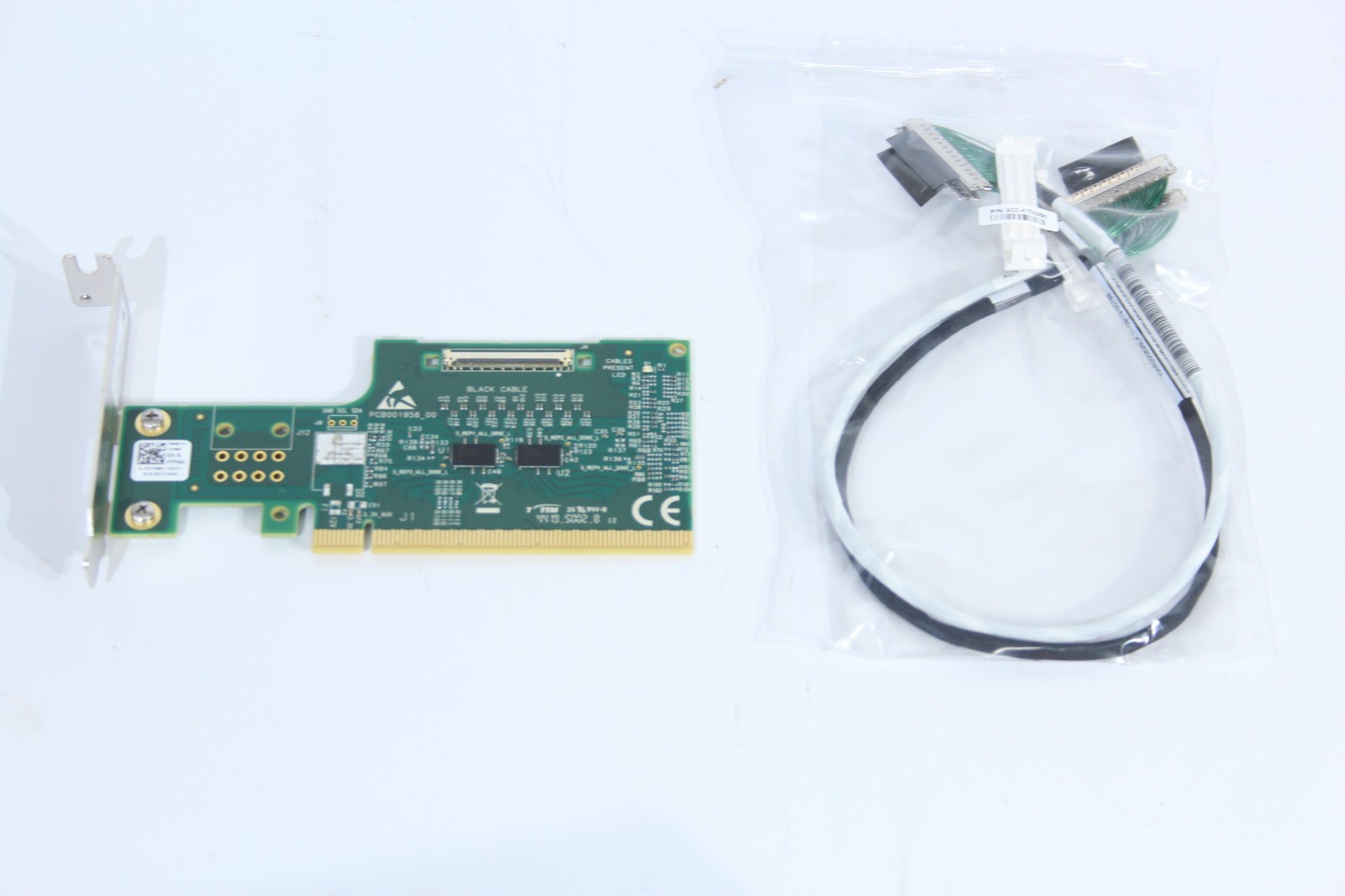 Dell Mellanox TMK00 MTMK0012 ConnectX-4/5/6 PCIe Auxiliary card and cables NEW