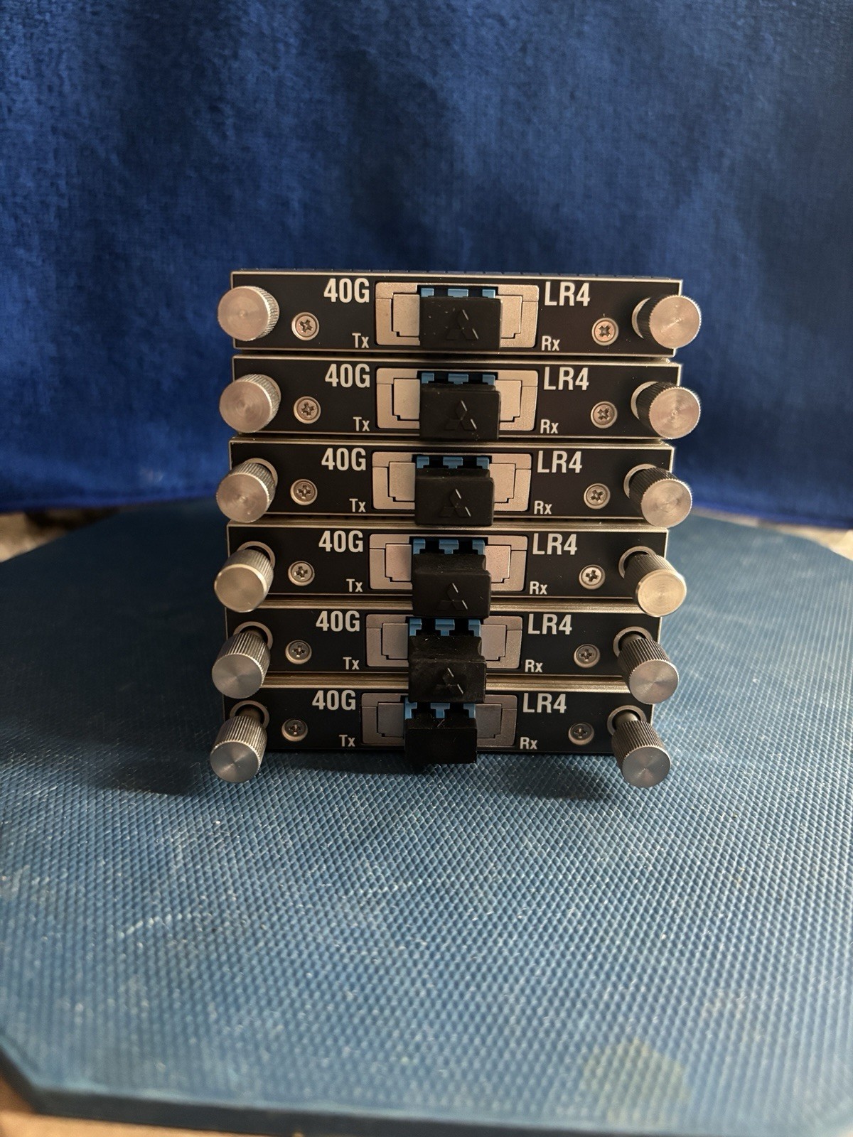 6x  Ciena NTTA12BAE6-C 40GBASE-LR4 OTL3.4 CFP LC Connector. 