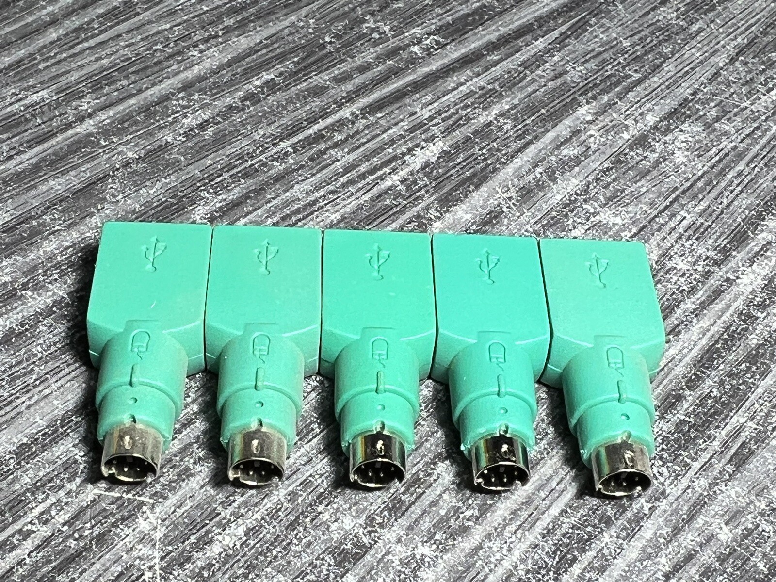 5 pc lot Microsoft USB Female PS2 Male Adapter/Converter Keyboard Mouse Scanner 